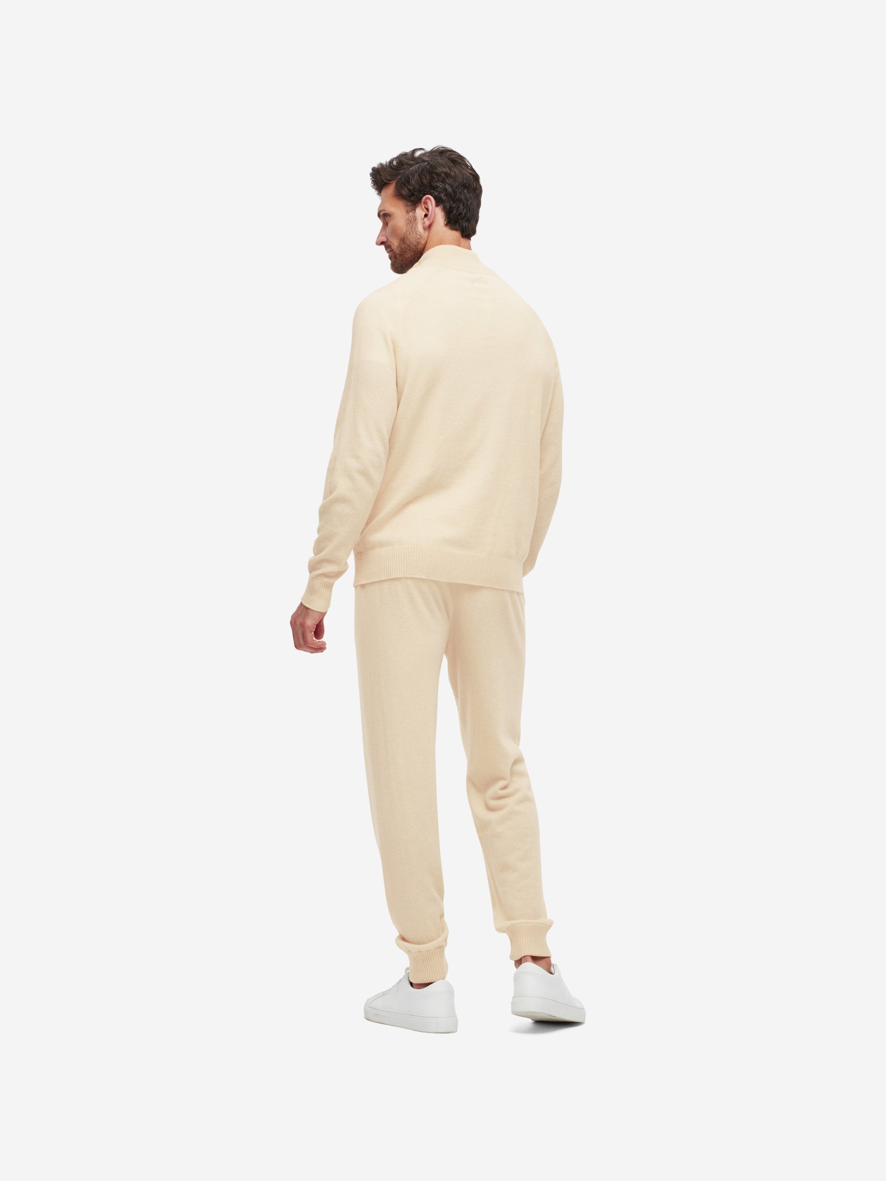 Men's Half-Zip Sweater Finley Cashmere Cream