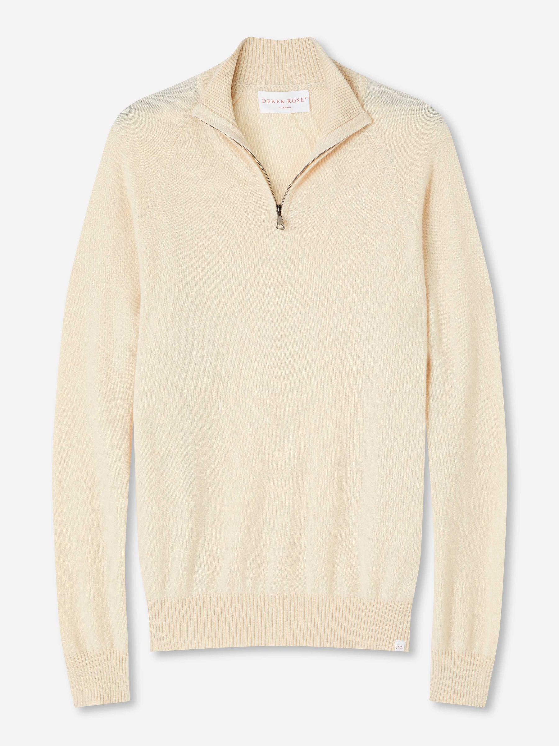 Men's Half-Zip Sweater Finley Cashmere Cream