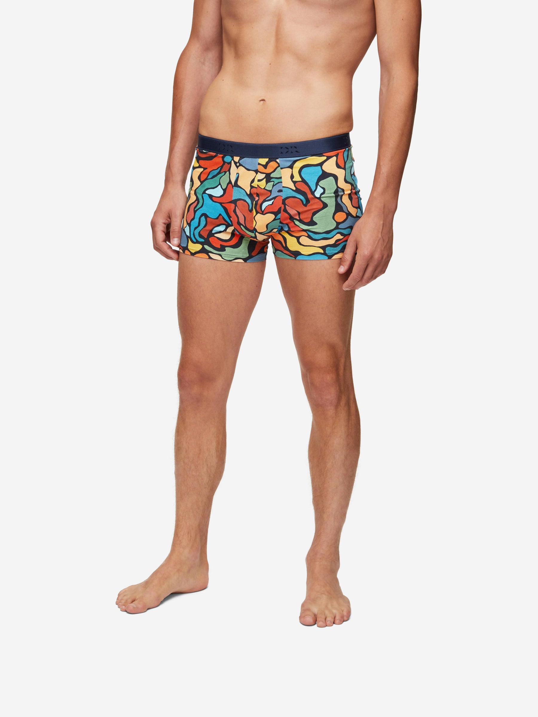 Men's Boxer Briefs Abstract Pima Cotton Stretch Multi