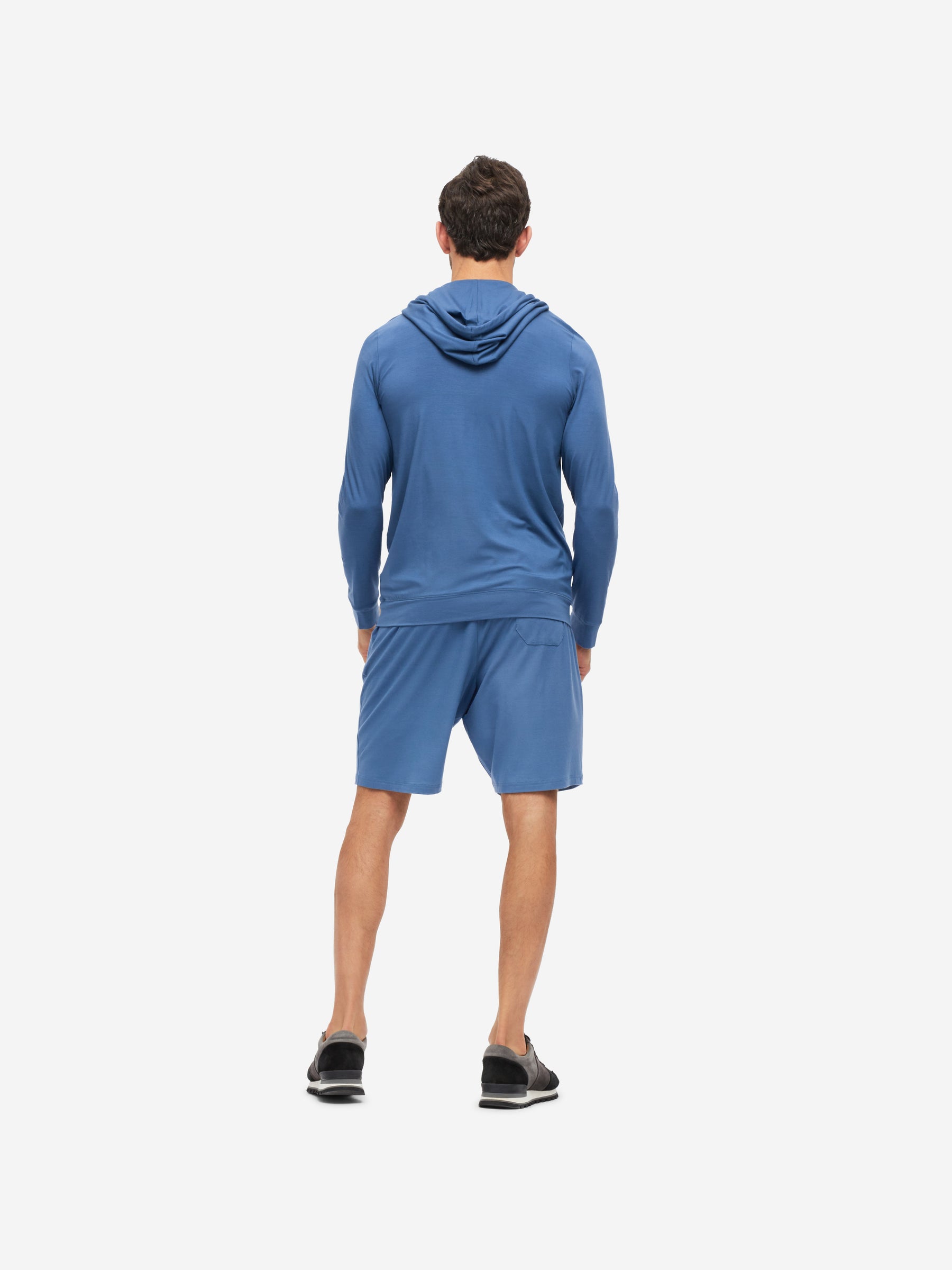 Men's Hoodie Basel Micro Modal Stretch Storm Blue