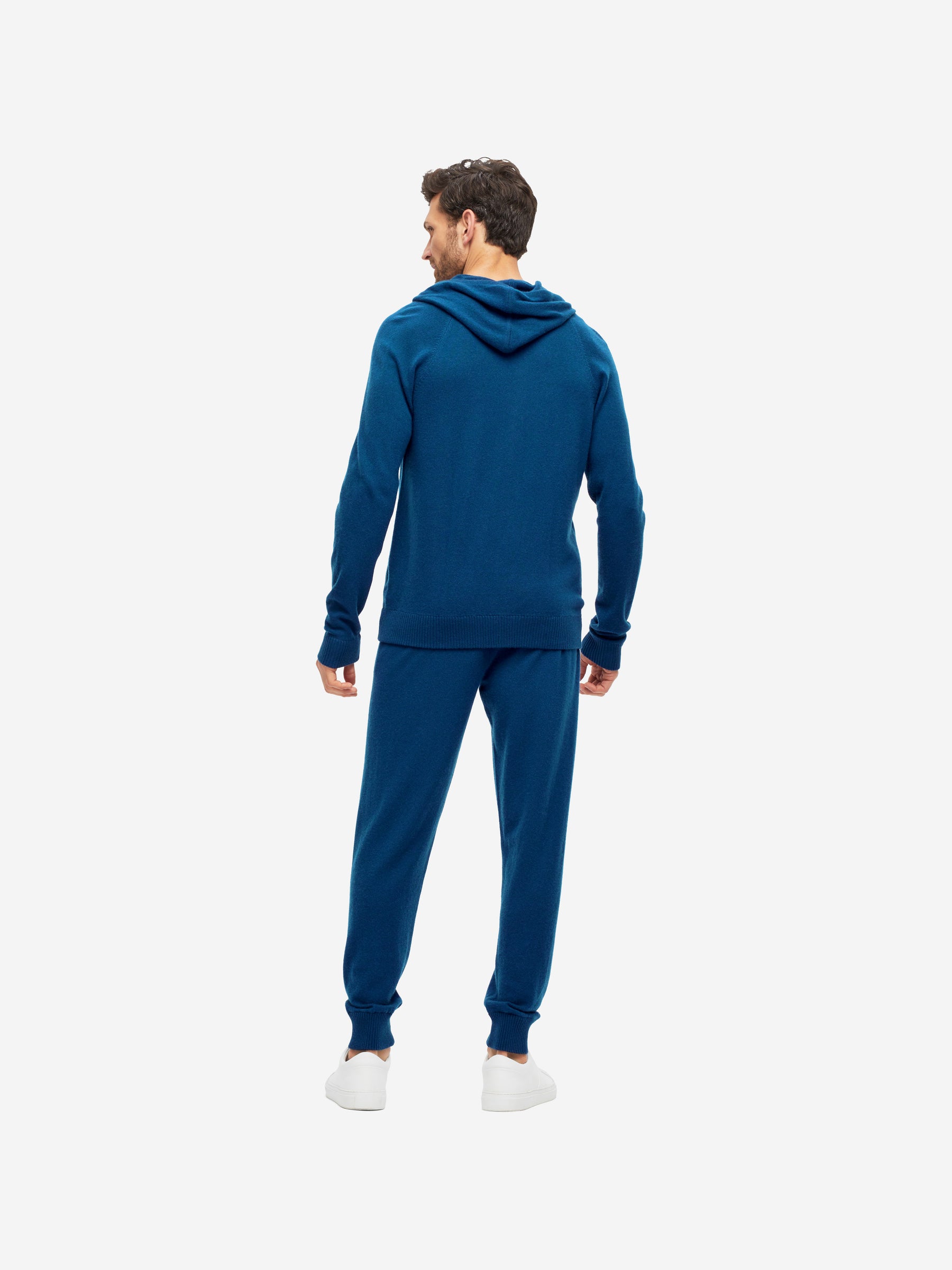 Men's Hoodie Finley Cashmere Ocean Blue