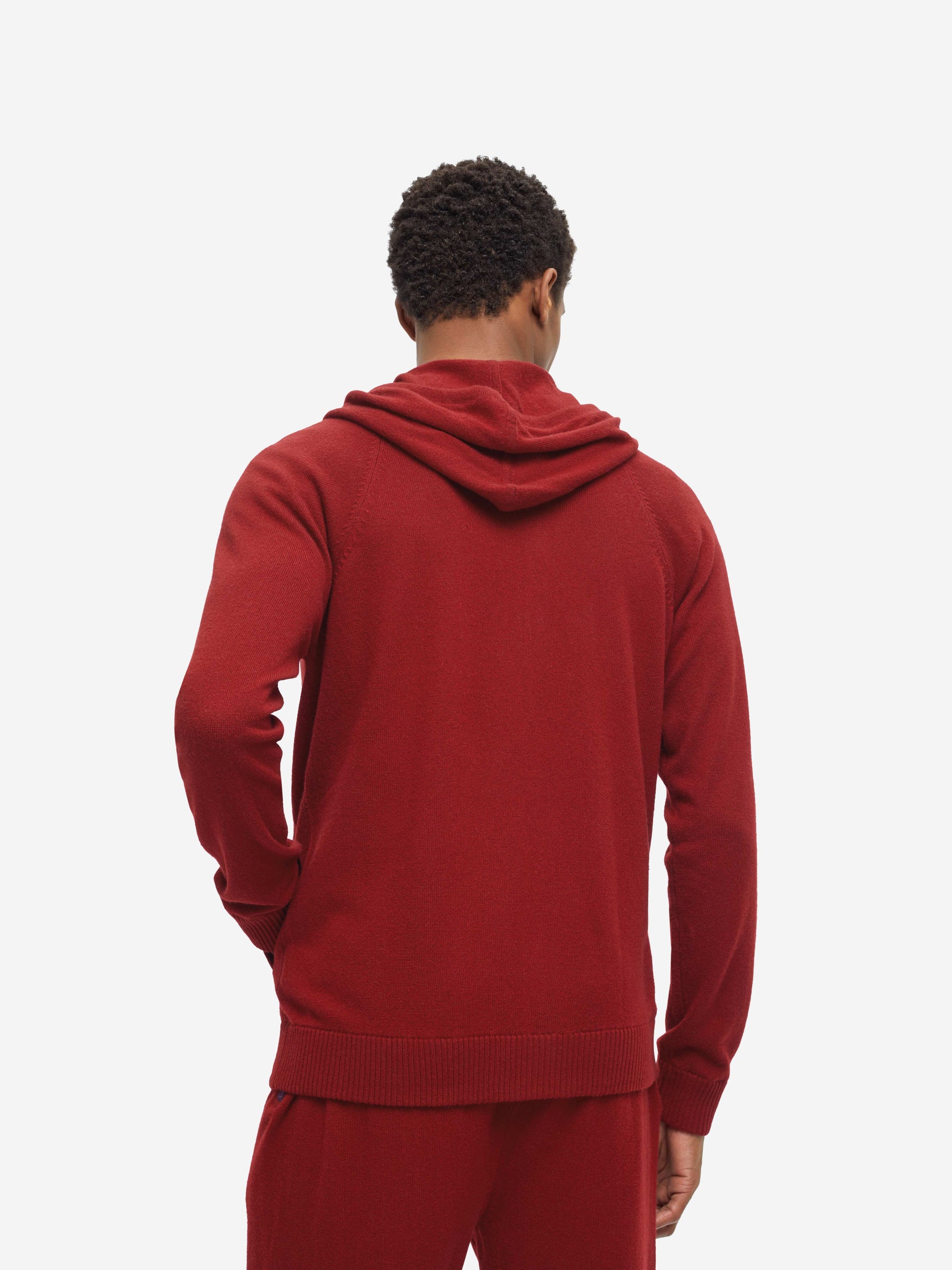 Men's Hoodie Finley Cashmere Deep Red