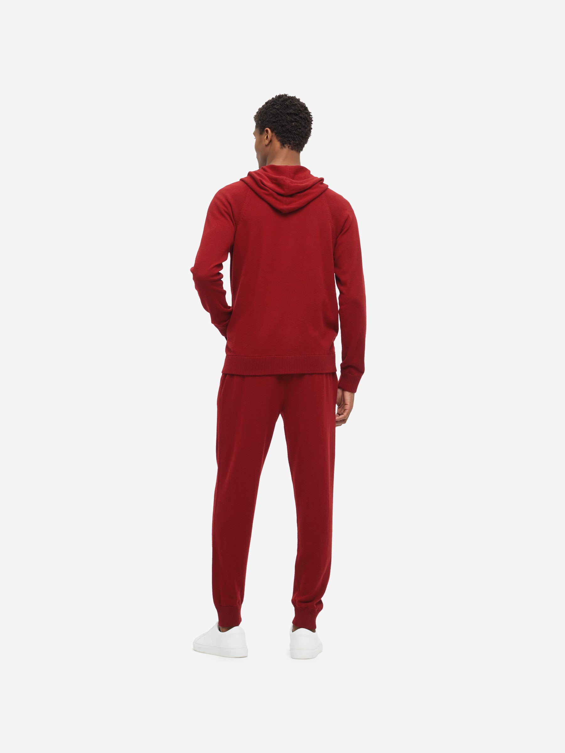 Men's Hoodie Finley Cashmere Deep Red