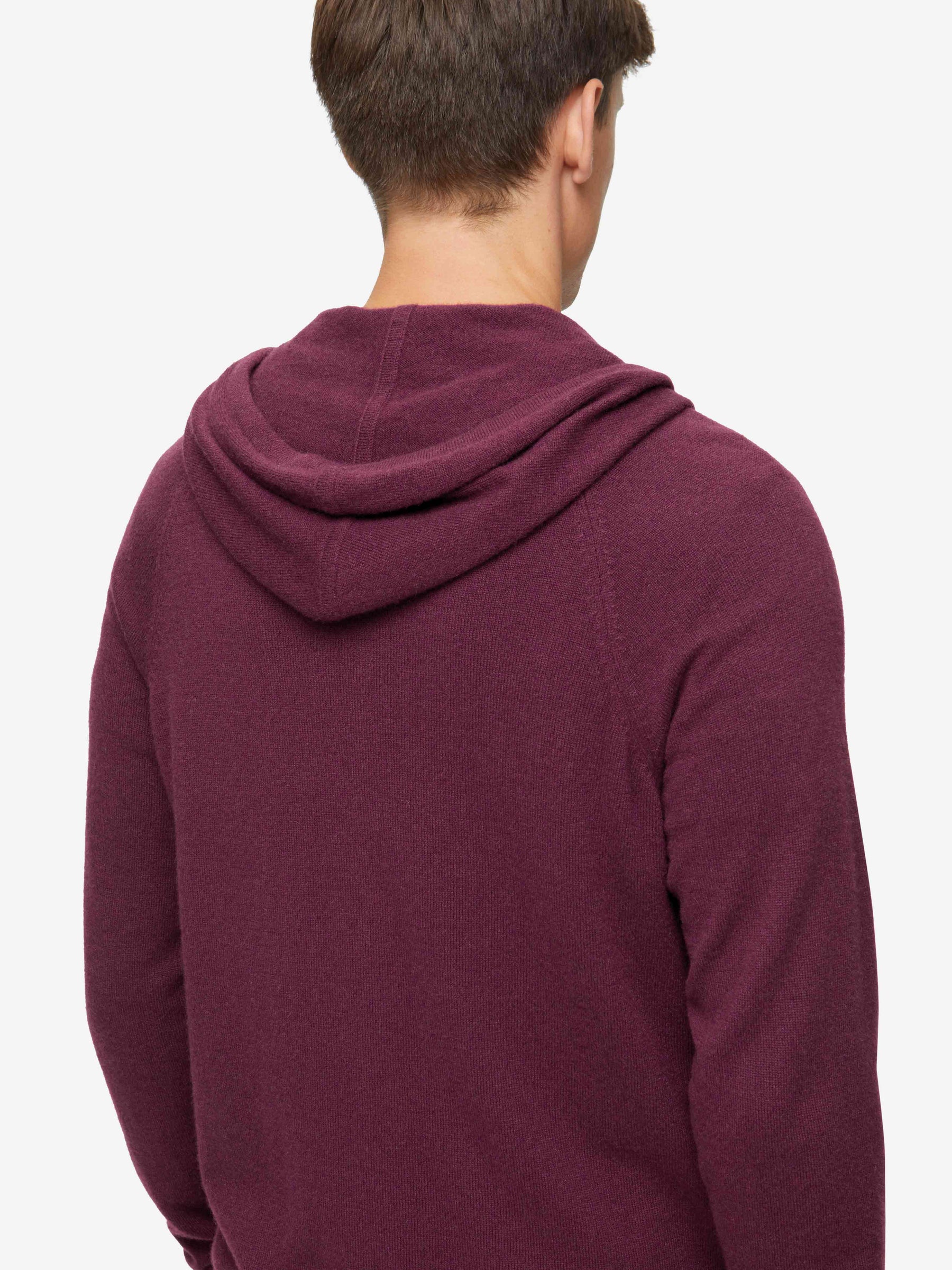 Men's Hoodie Finley Cashmere Bordeaux
