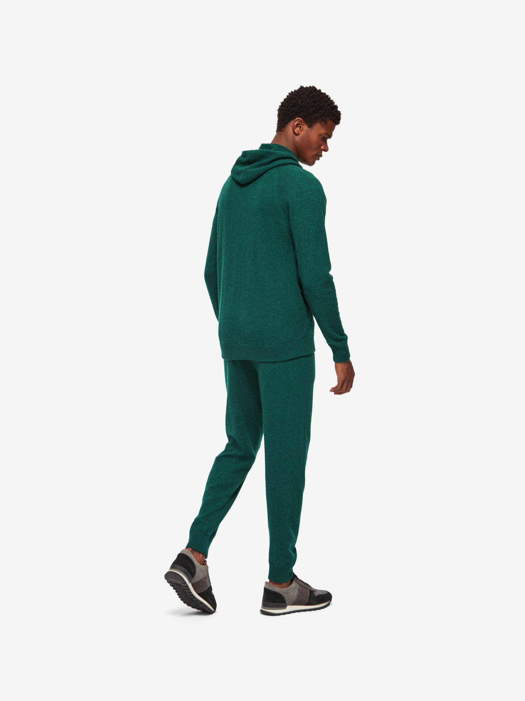Men's Hoodie Finley Cashmere Dark Green Heather