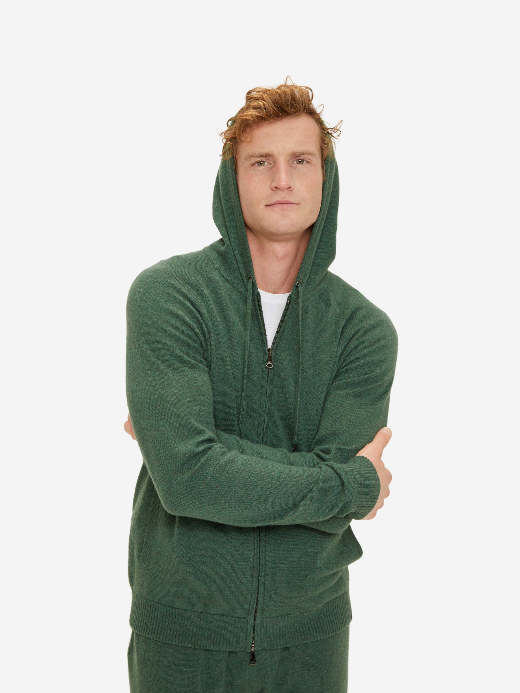 Men's Hoodie Finley Cashmere Green