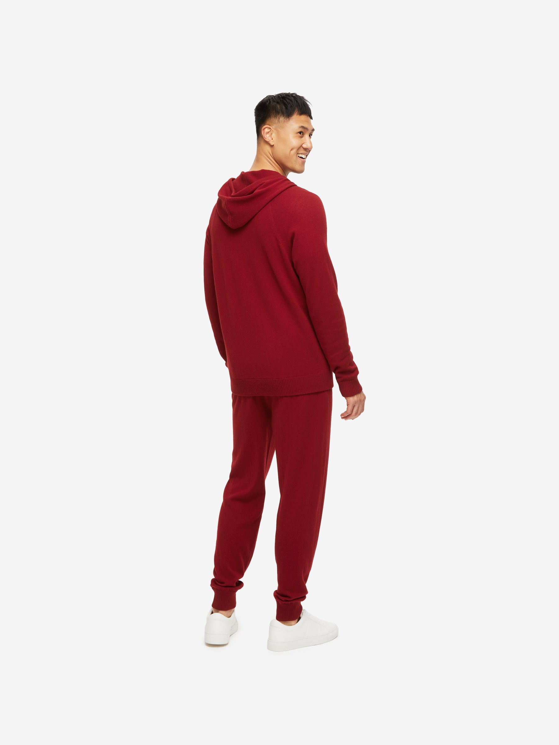 Men's Hoodie Finley Cashmere Ruby