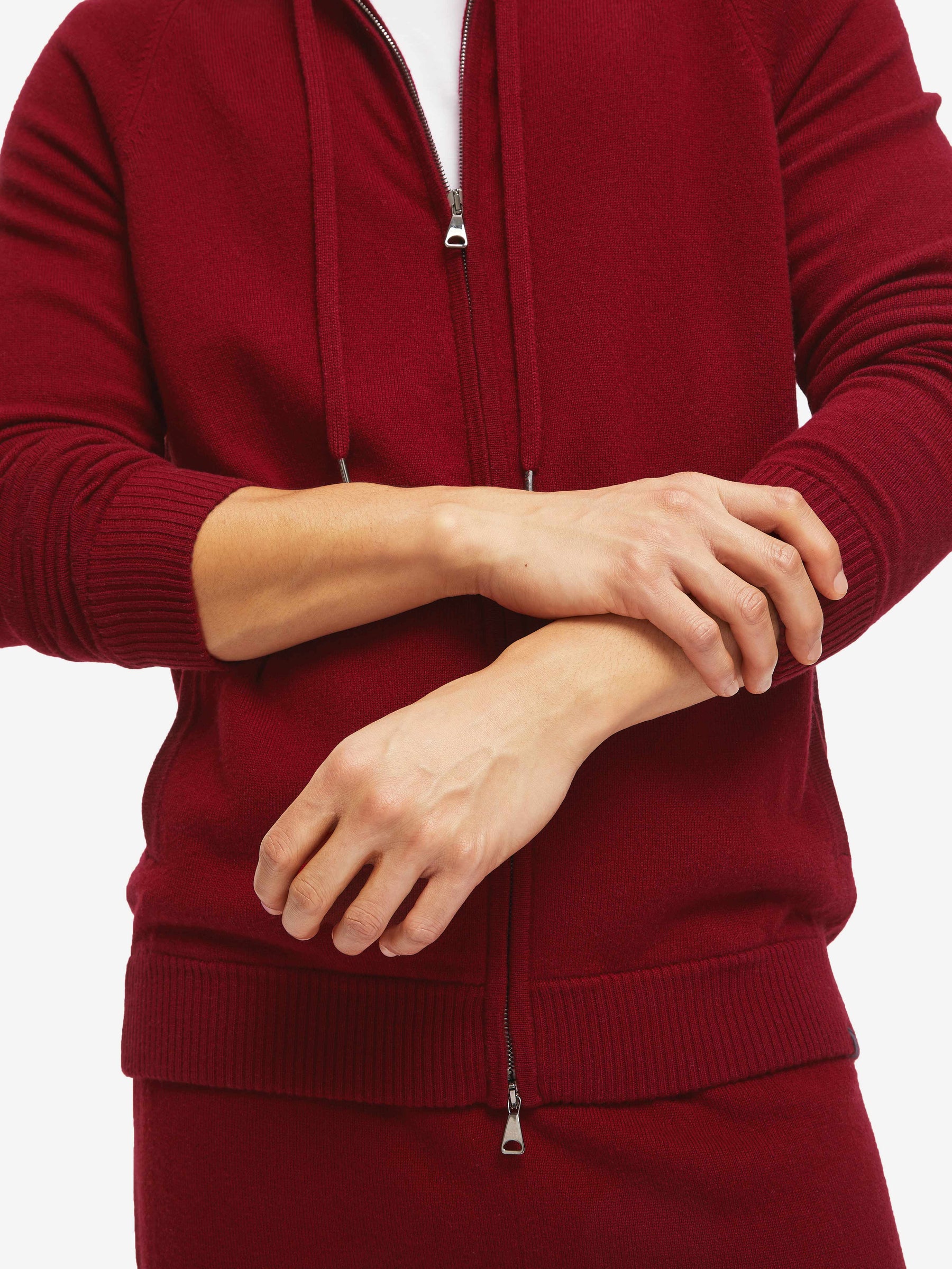 Men's Hoodie Finley Cashmere Ruby