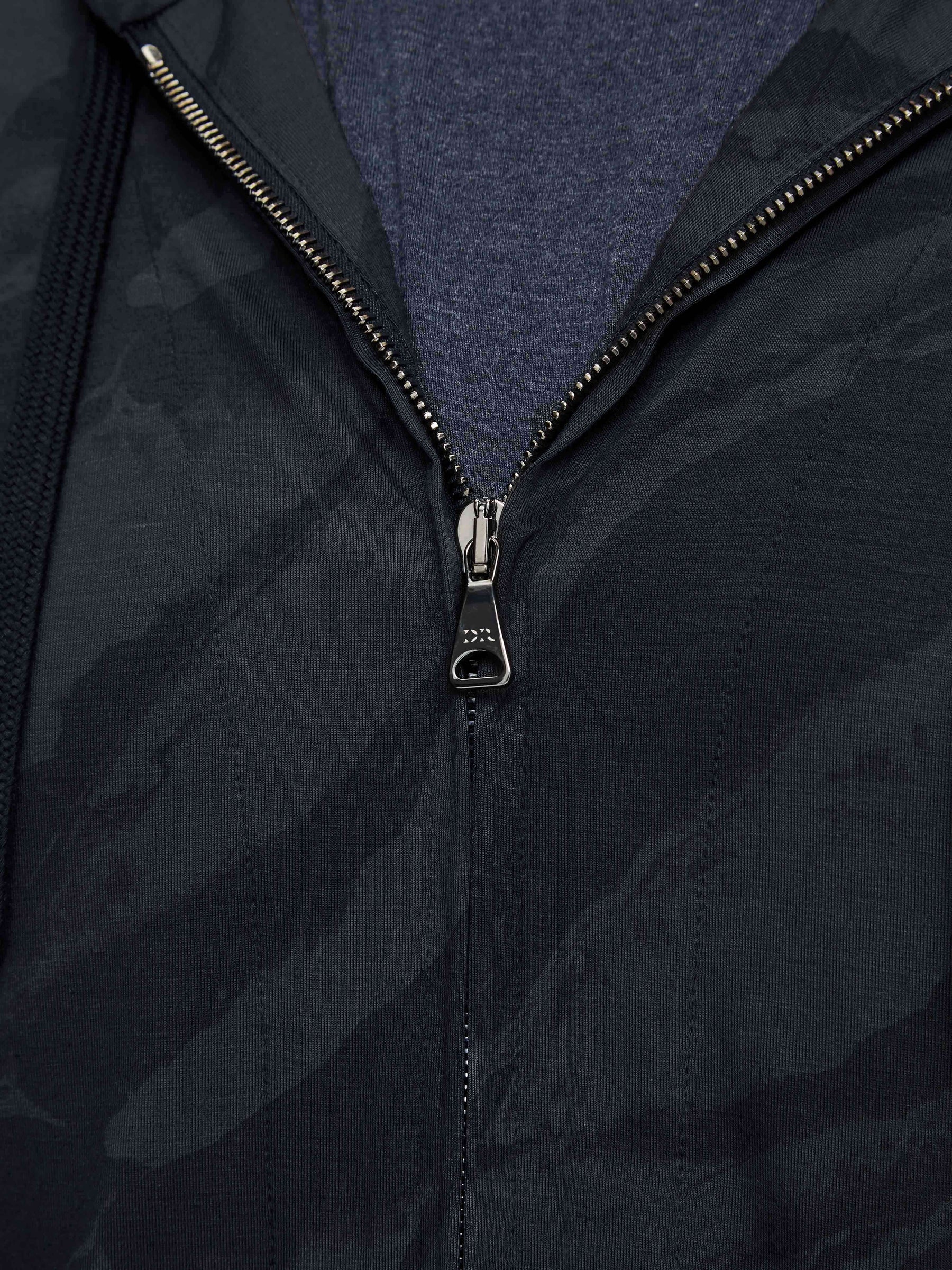 Men's Hoodie London 8 Micro Modal Black