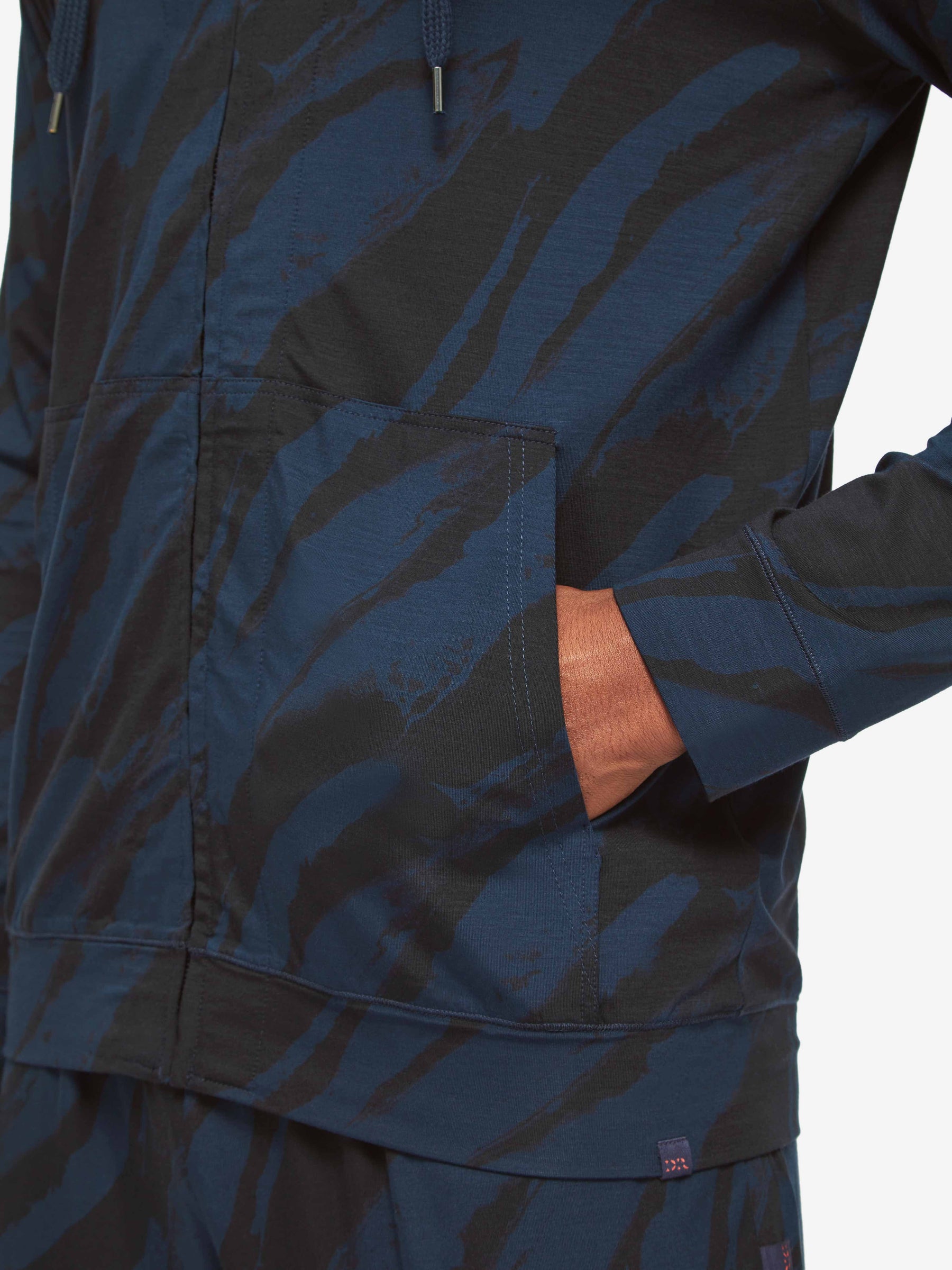 Men's Hoodie London 8 Micro Modal Navy
