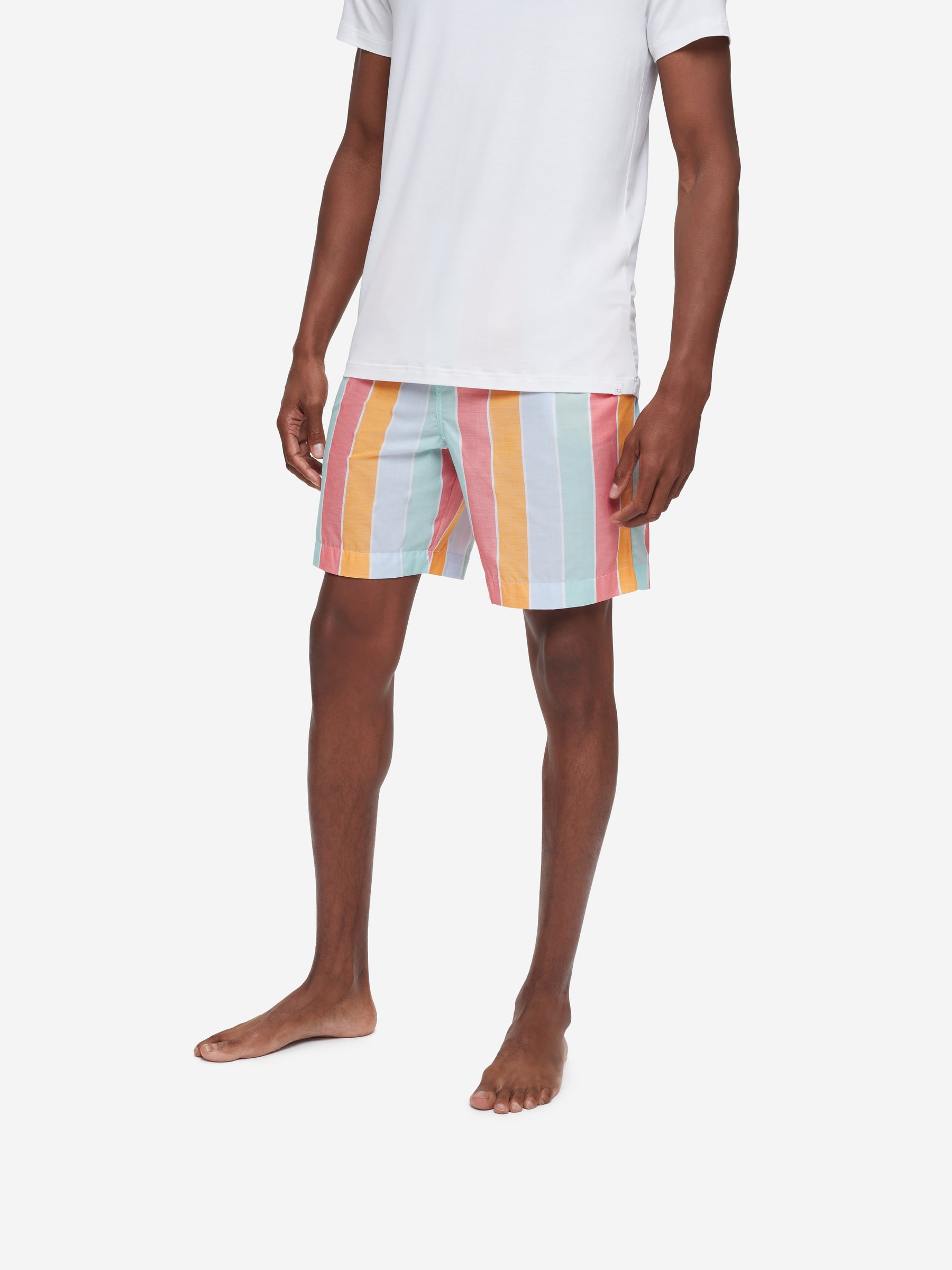 Men's Lounge Shorts Amalfi 18 Cotton Batiste Multi