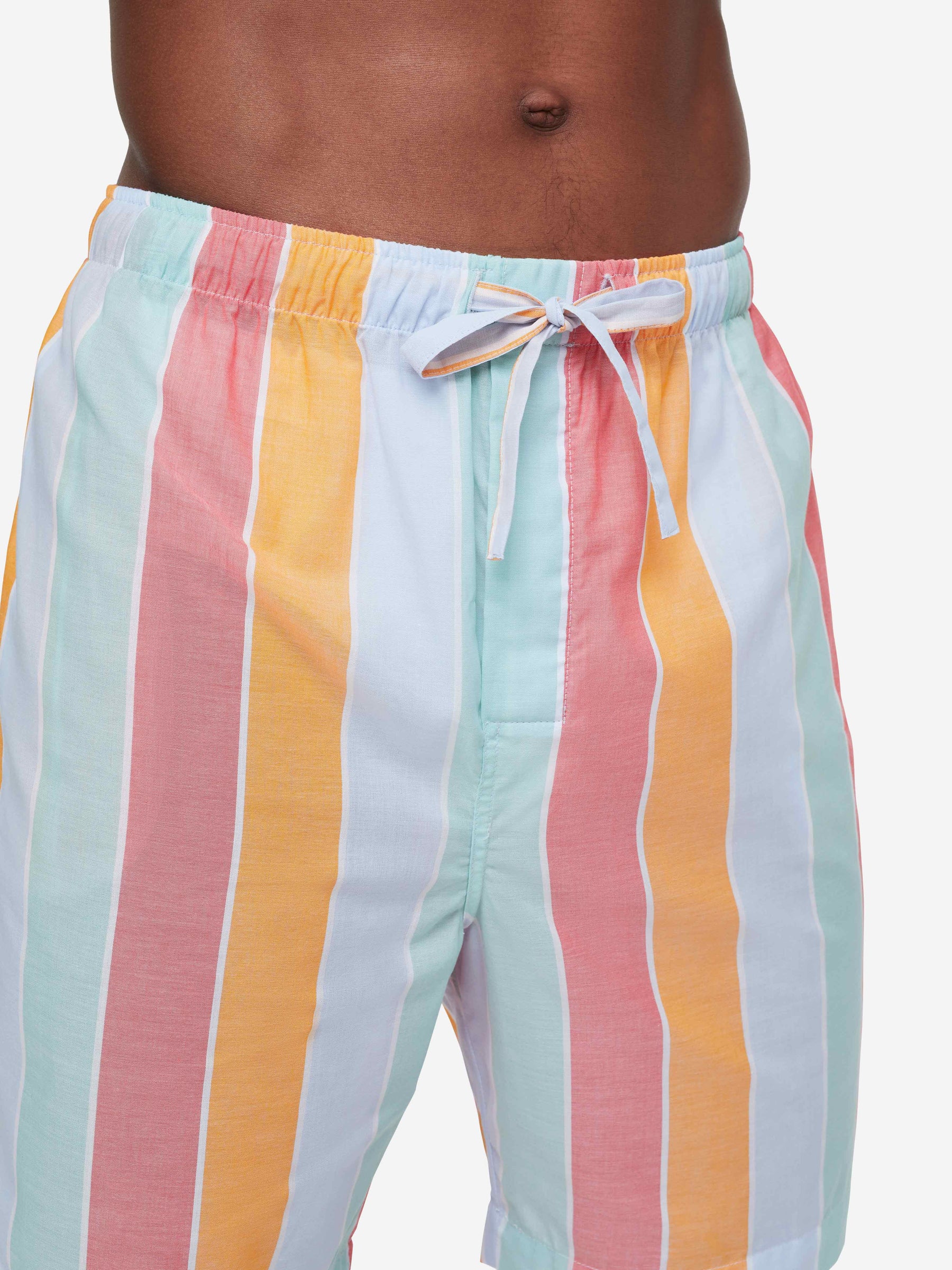 Men's Lounge Shorts Amalfi 18 Cotton Batiste Multi