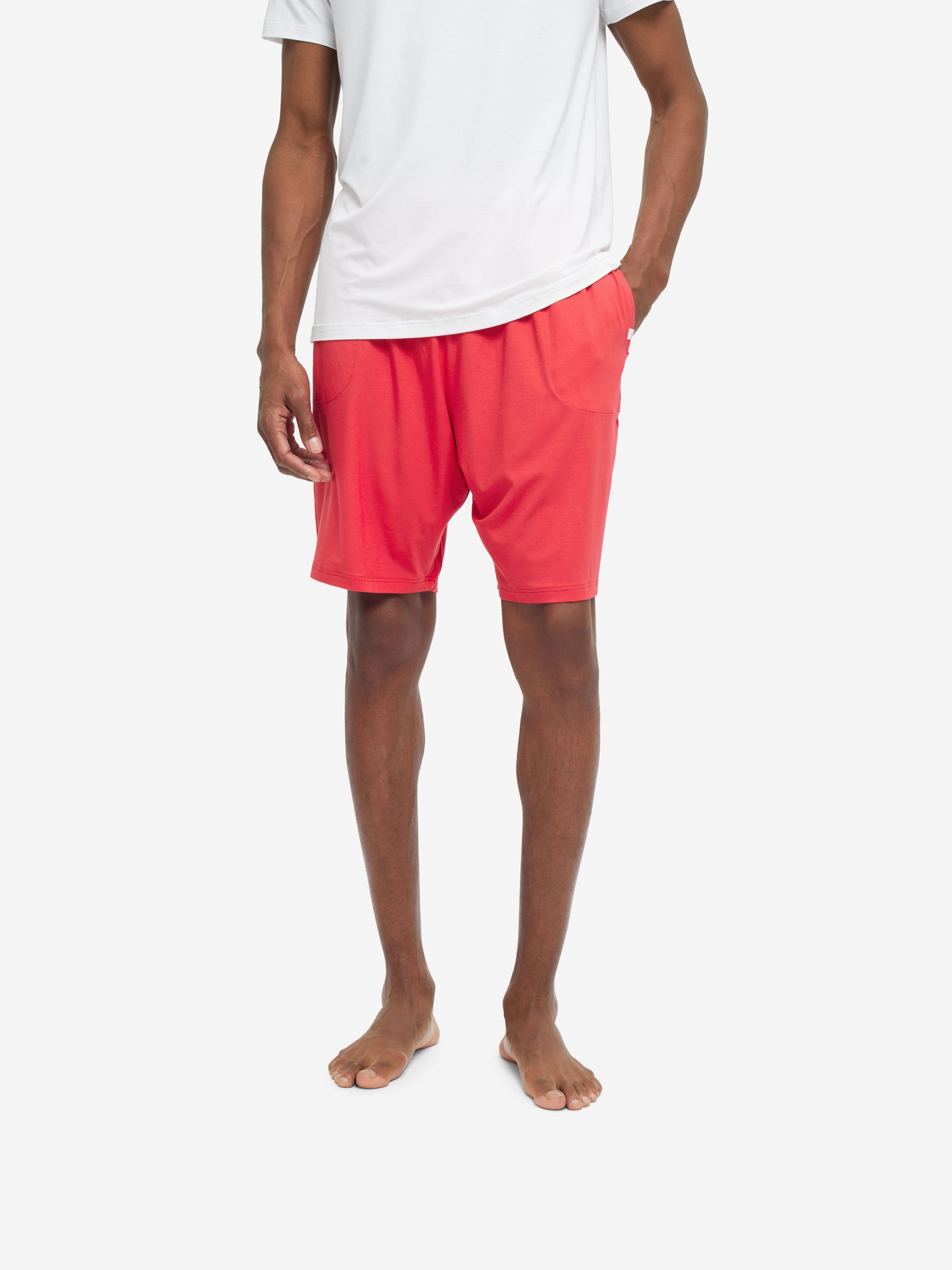 Men's Lounge Shorts Basel Micro Modal Stretch London Red