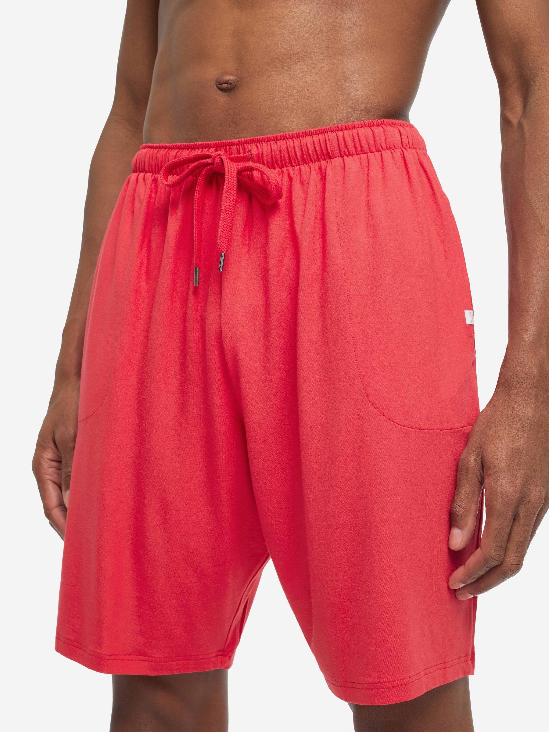 Men's Lounge Shorts Basel Micro Modal Stretch London Red