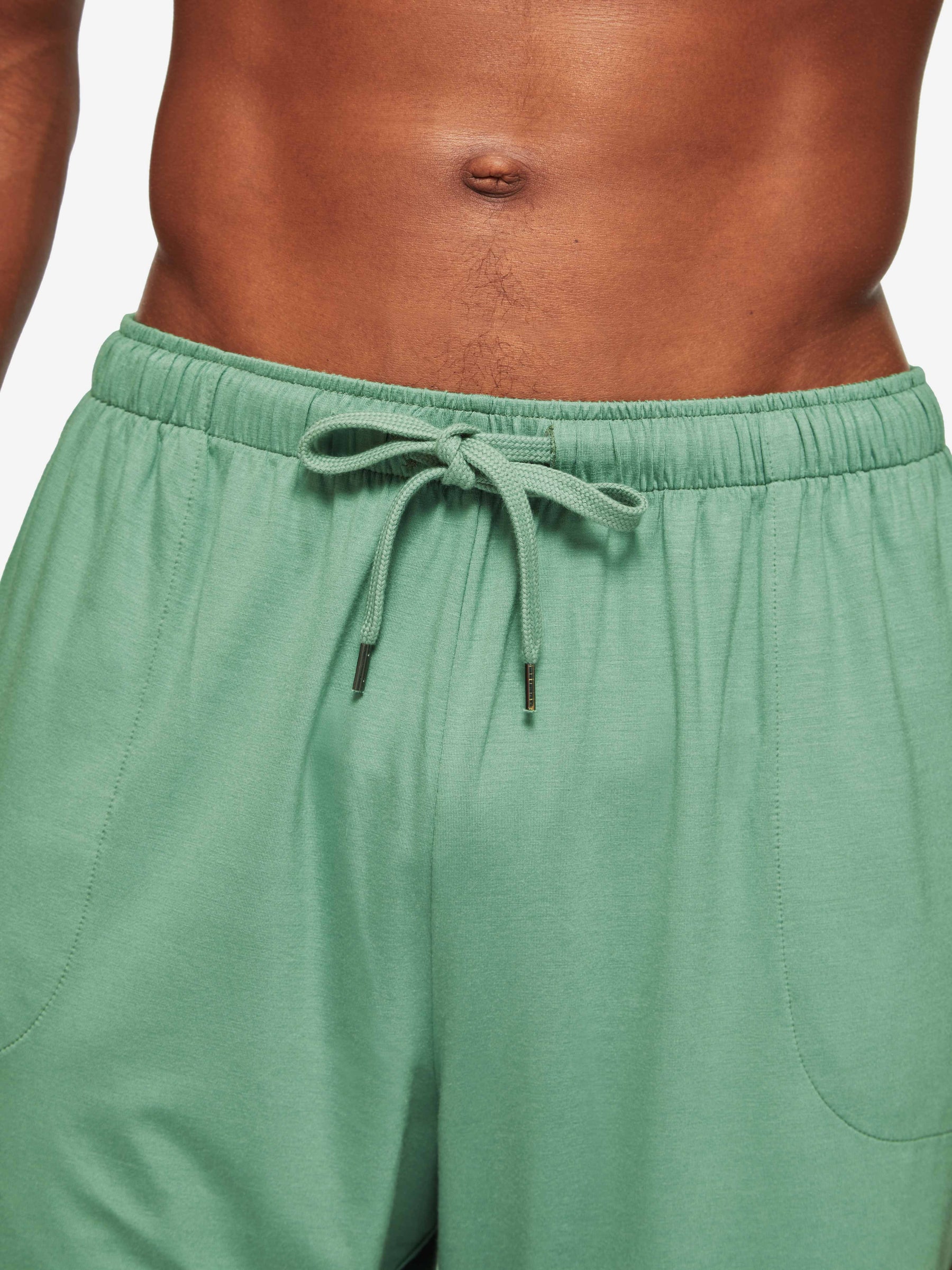 Men's Lounge Shorts Basel Micro Modal Stretch Sage Green