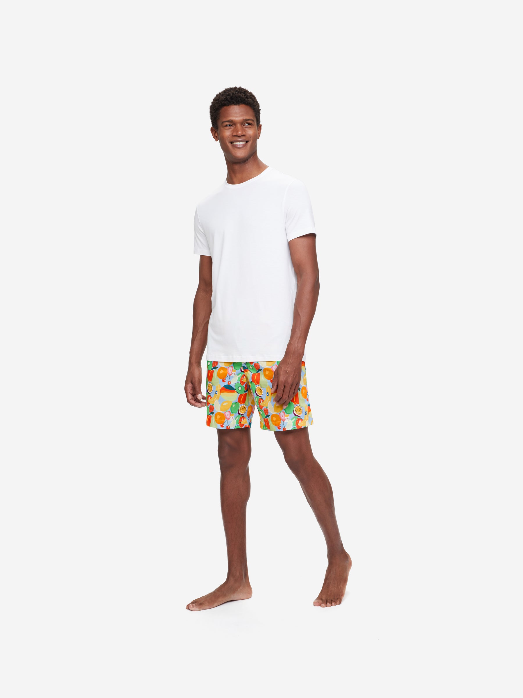 Men's Lounge Shorts Ledbury 49 Cotton Batiste Multi