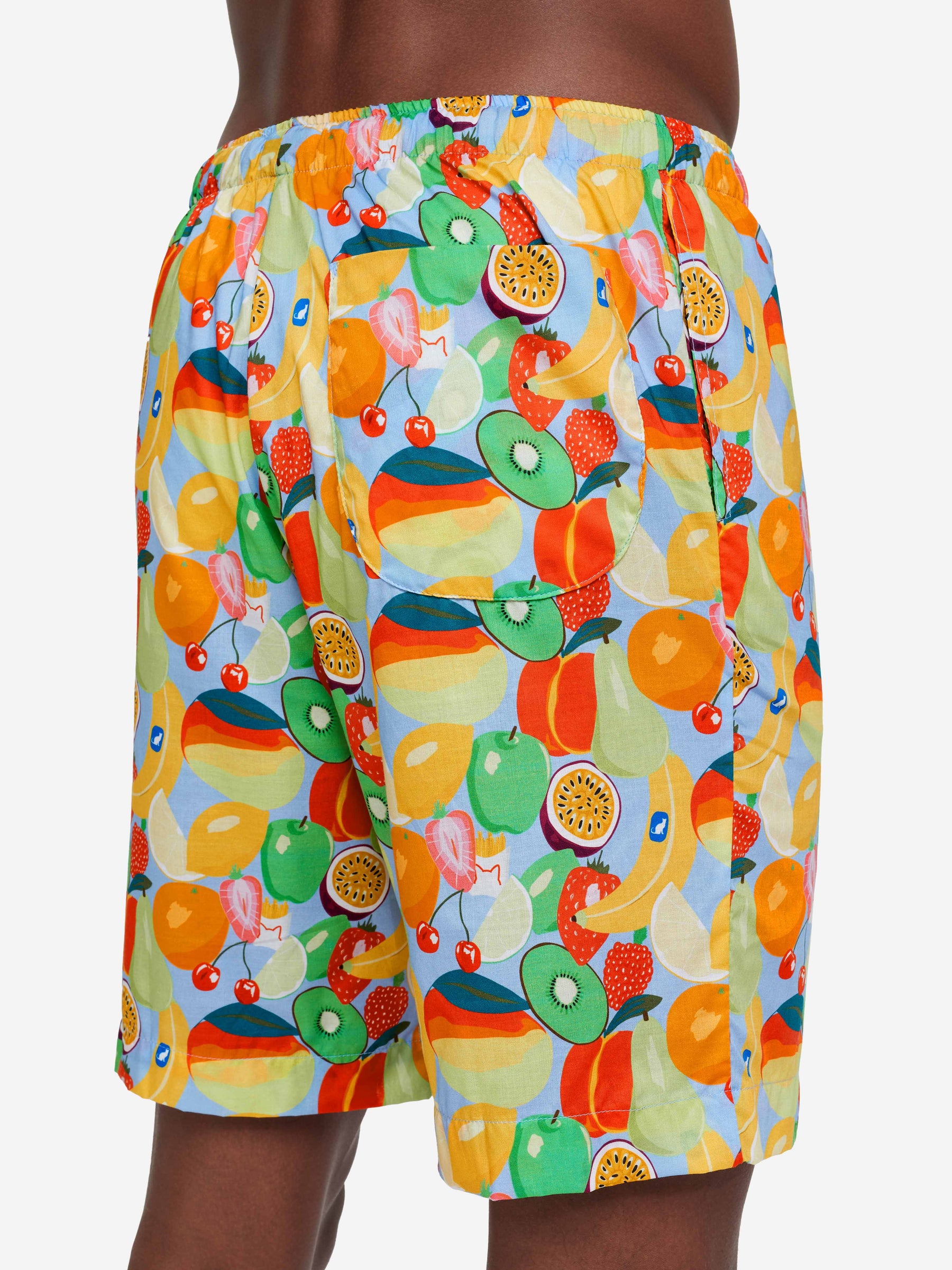 Men's Lounge Shorts Ledbury 49 Cotton Batiste Multi