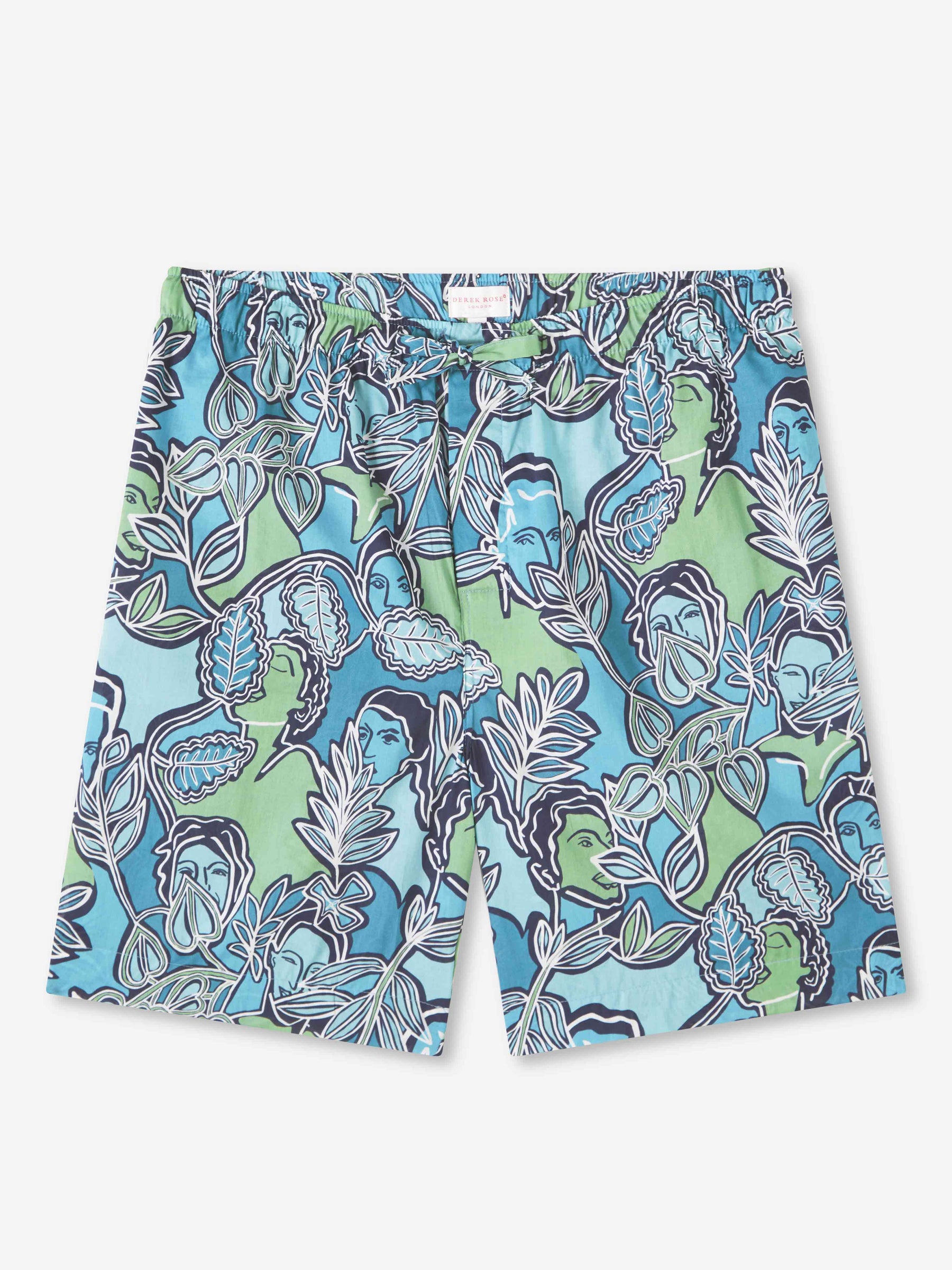 Men's Lounge Shorts Ledbury 57 Cotton Batiste Multi