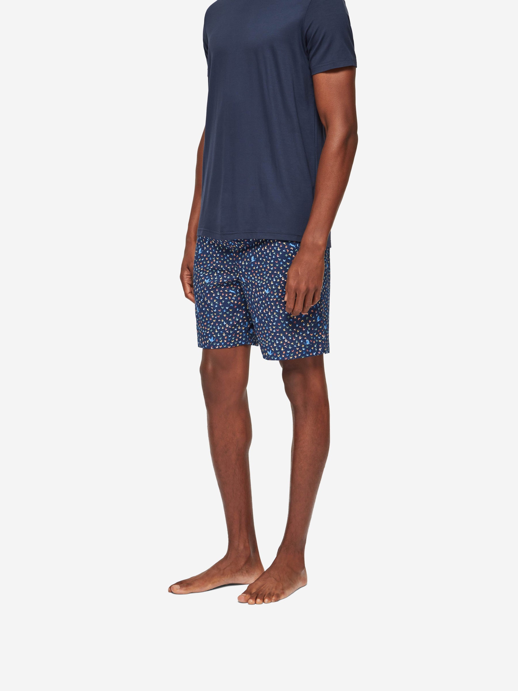 Men's Lounge Shorts Ledbury 58 Cotton Batiste Multi