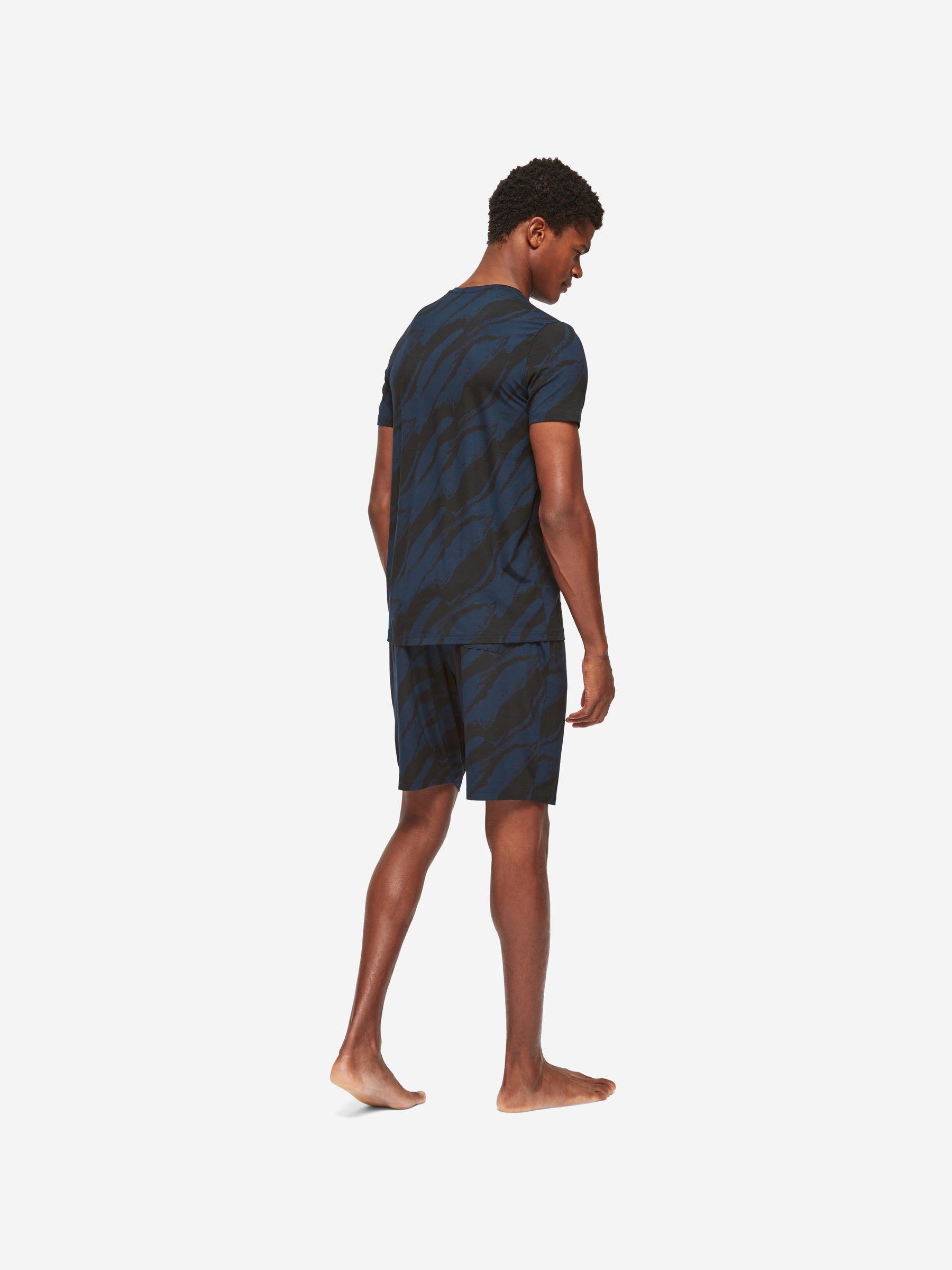 Men's Lounge Shorts London 8 Micro Modal Navy