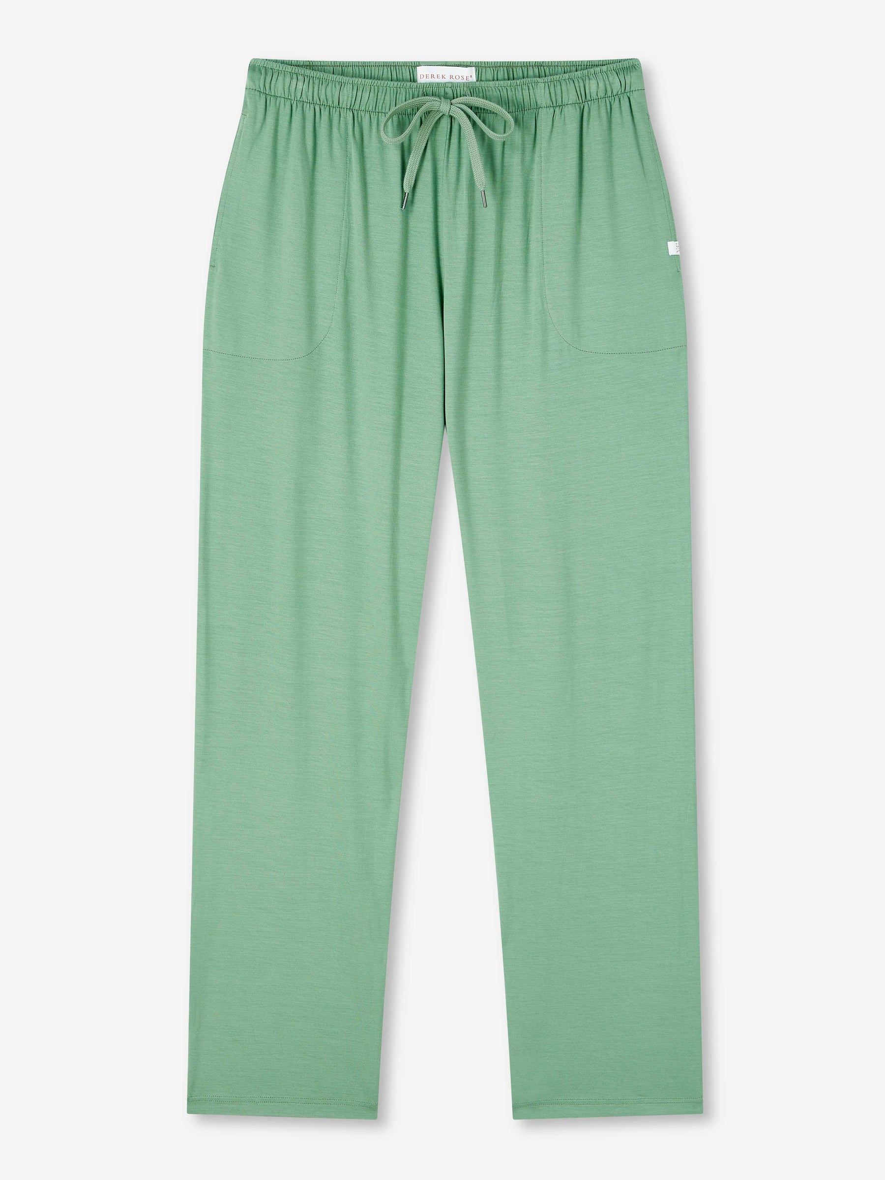 Men's Lounge Trousers Basel Micro Modal Stretch Sage Green