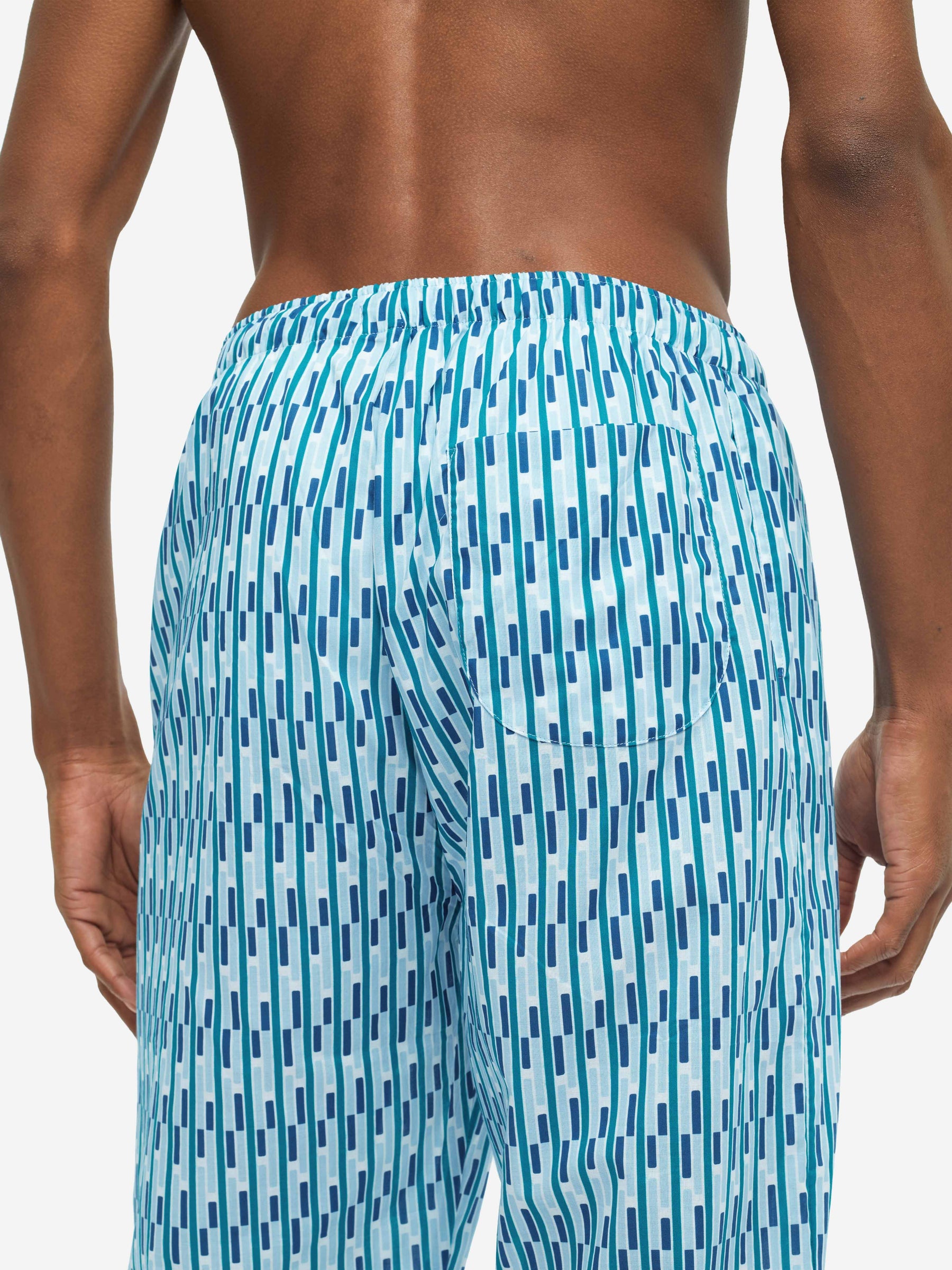 Men's Lounge Trousers Ledbury 53 Cotton Batiste Multi