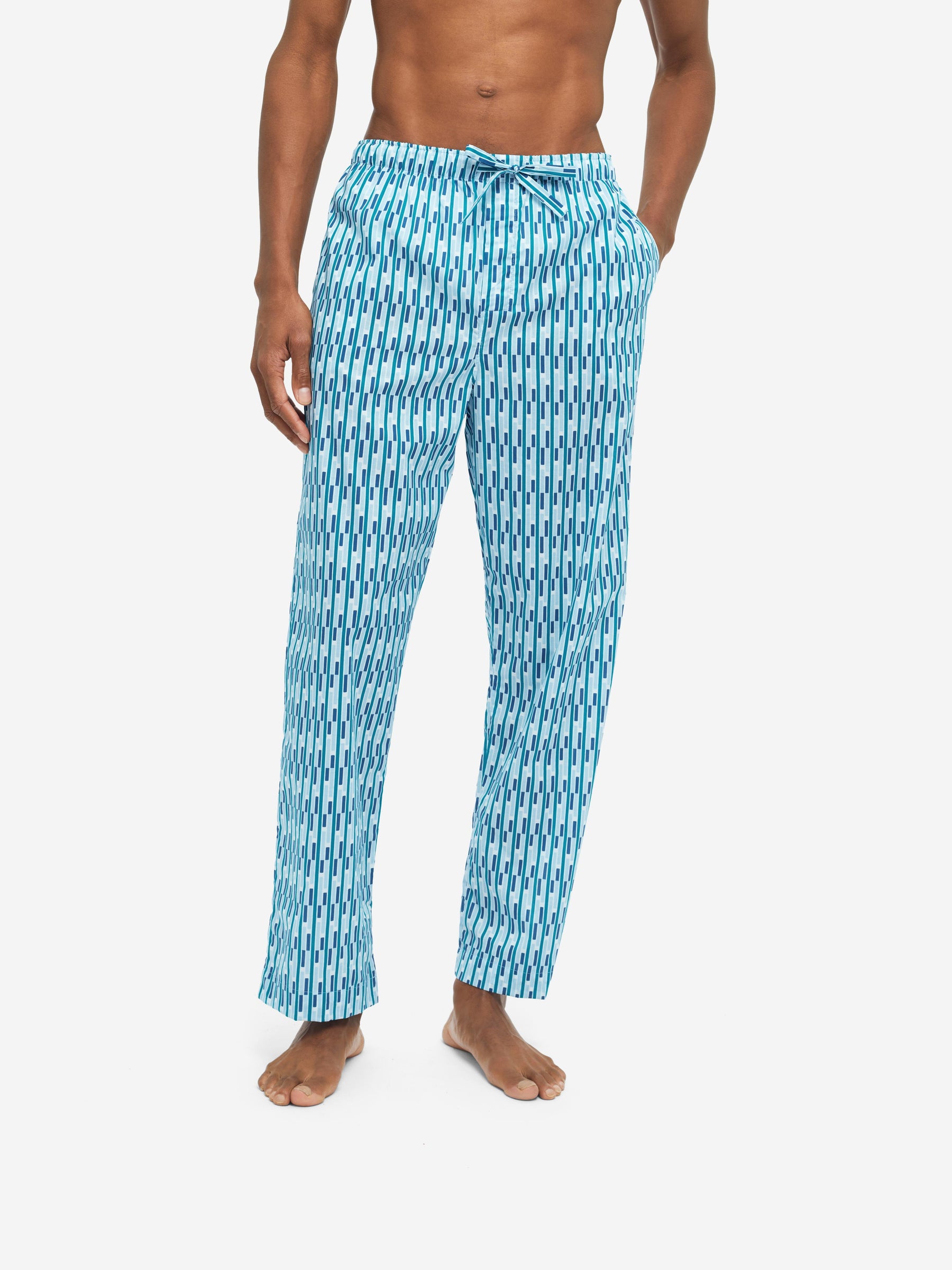 Men's Lounge Trousers Ledbury 53 Cotton Batiste Multi