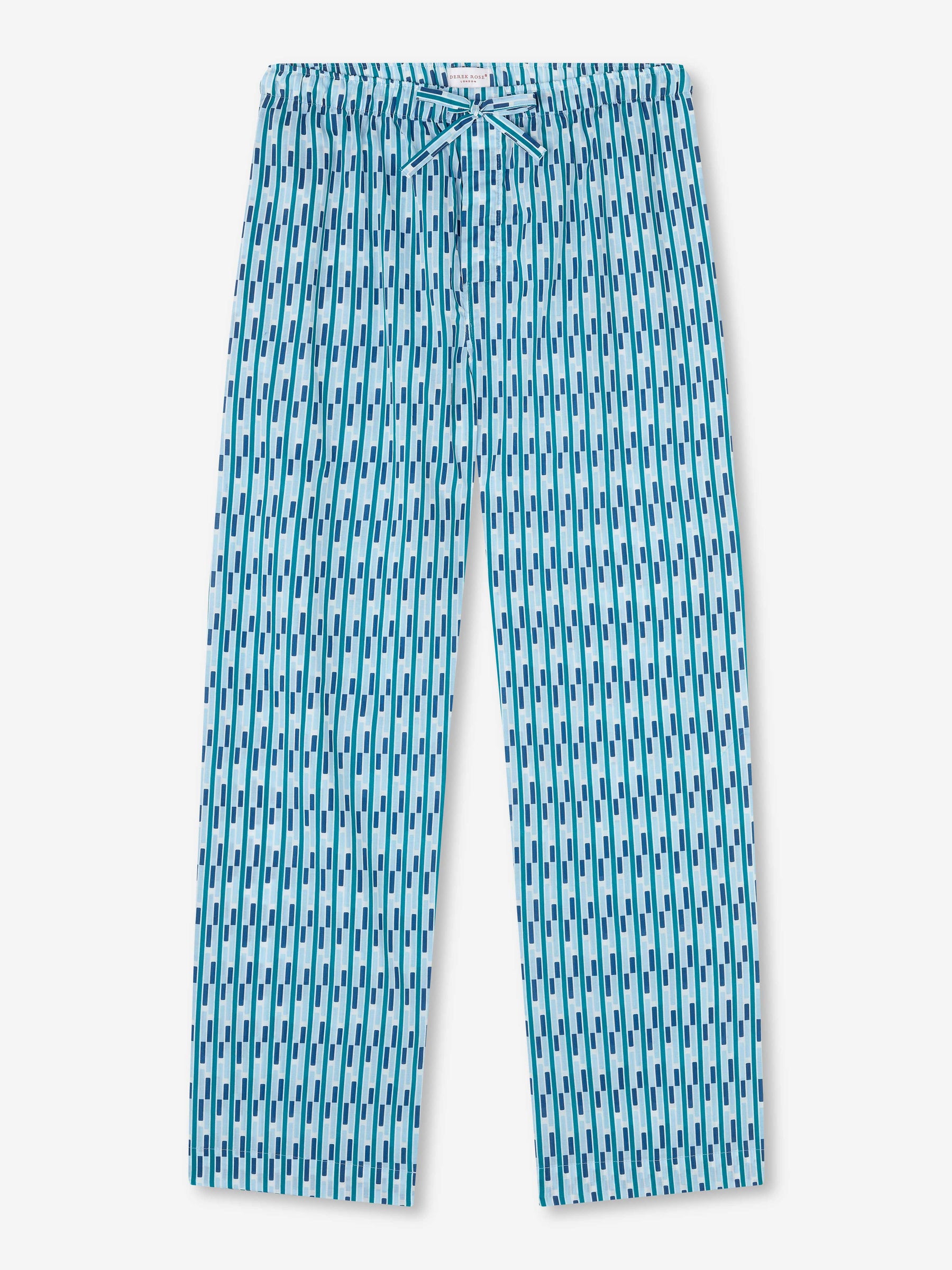 Men's Lounge Trousers Ledbury 53 Cotton Batiste Multi