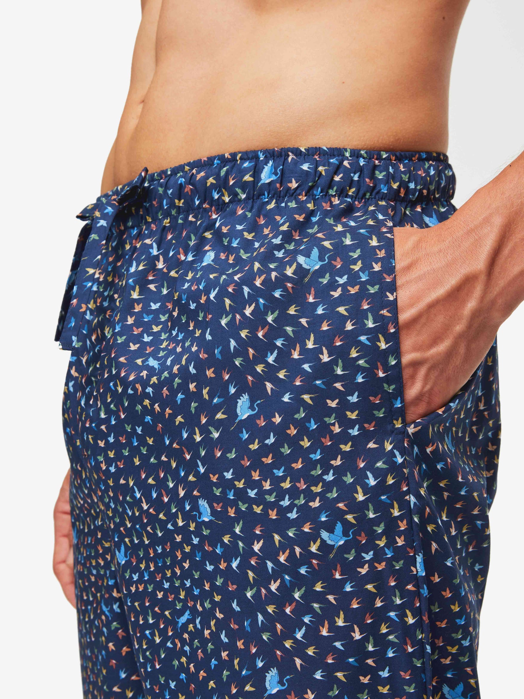 Men's Lounge Trousers Ledbury 58 Cotton Batiste Multi