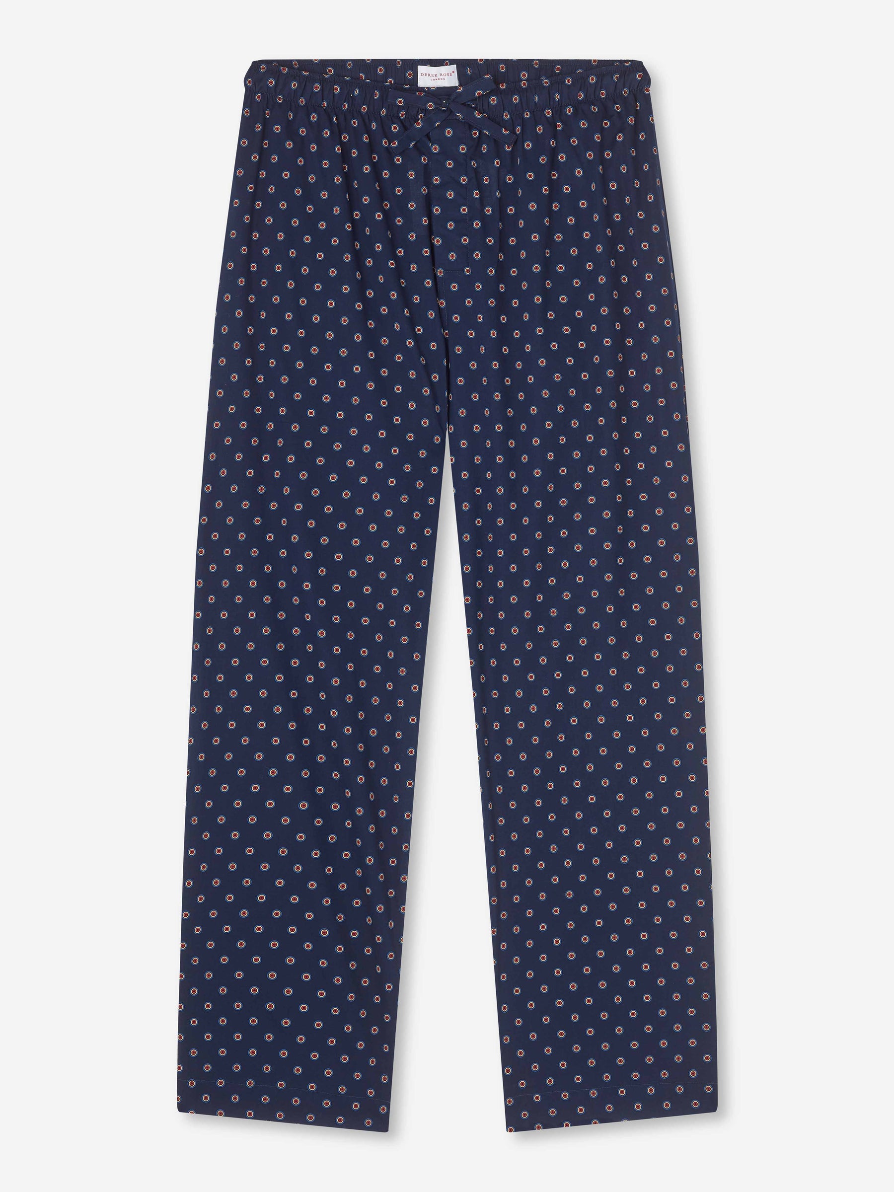 Men's Lounge Trousers Nelson 90 Cotton Batiste Navy