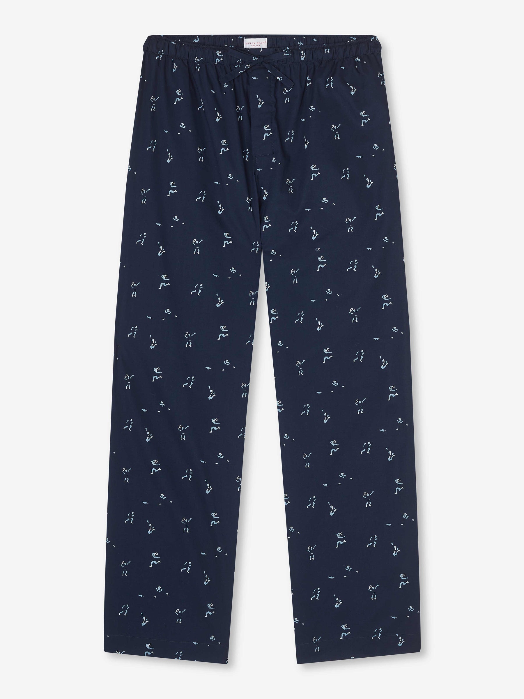 Men's Lounge Trousers Nelson 91 Cotton Batiste Navy