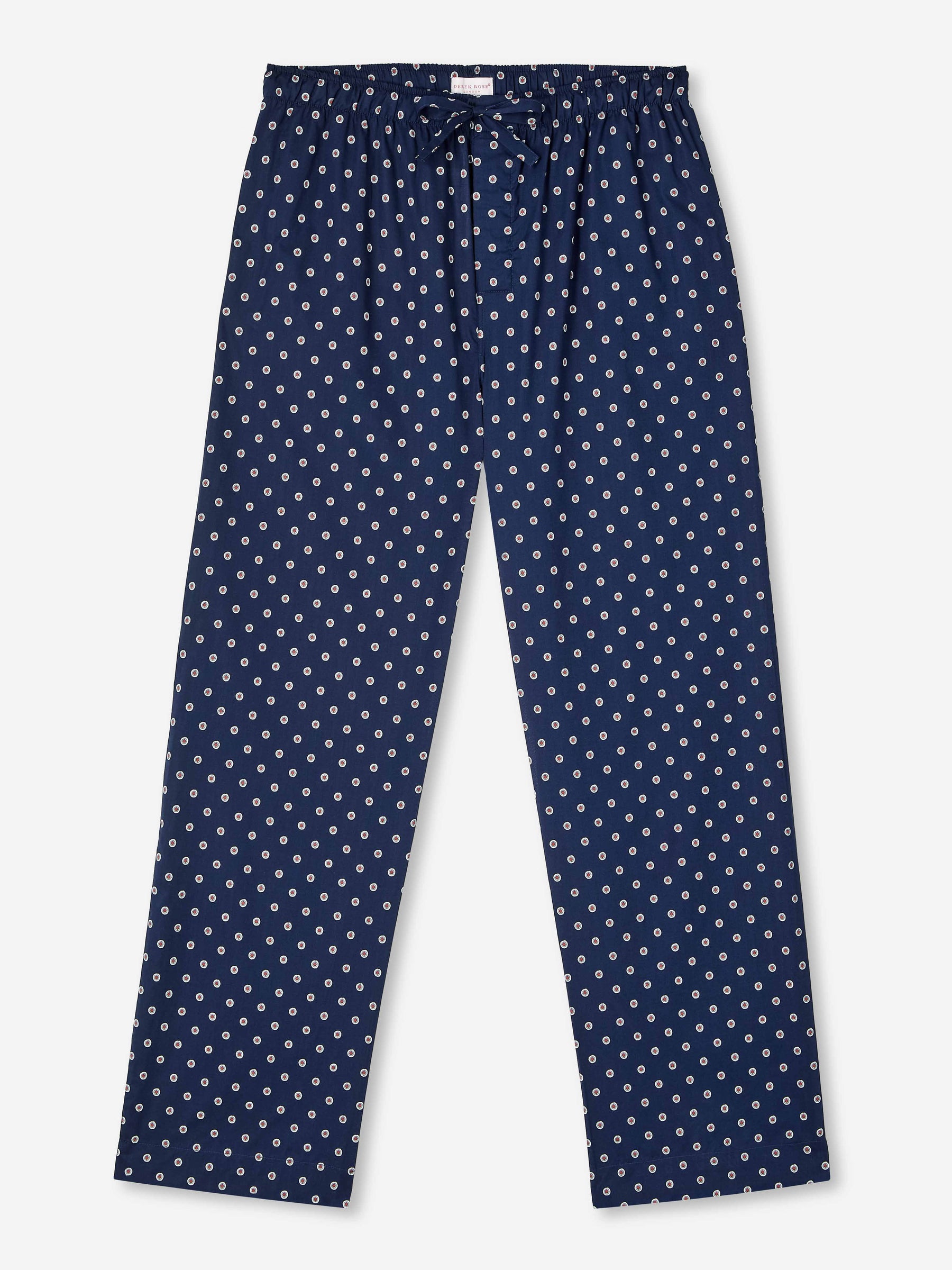 Men's Lounge Trousers Nelson 93 Cotton Batiste Navy