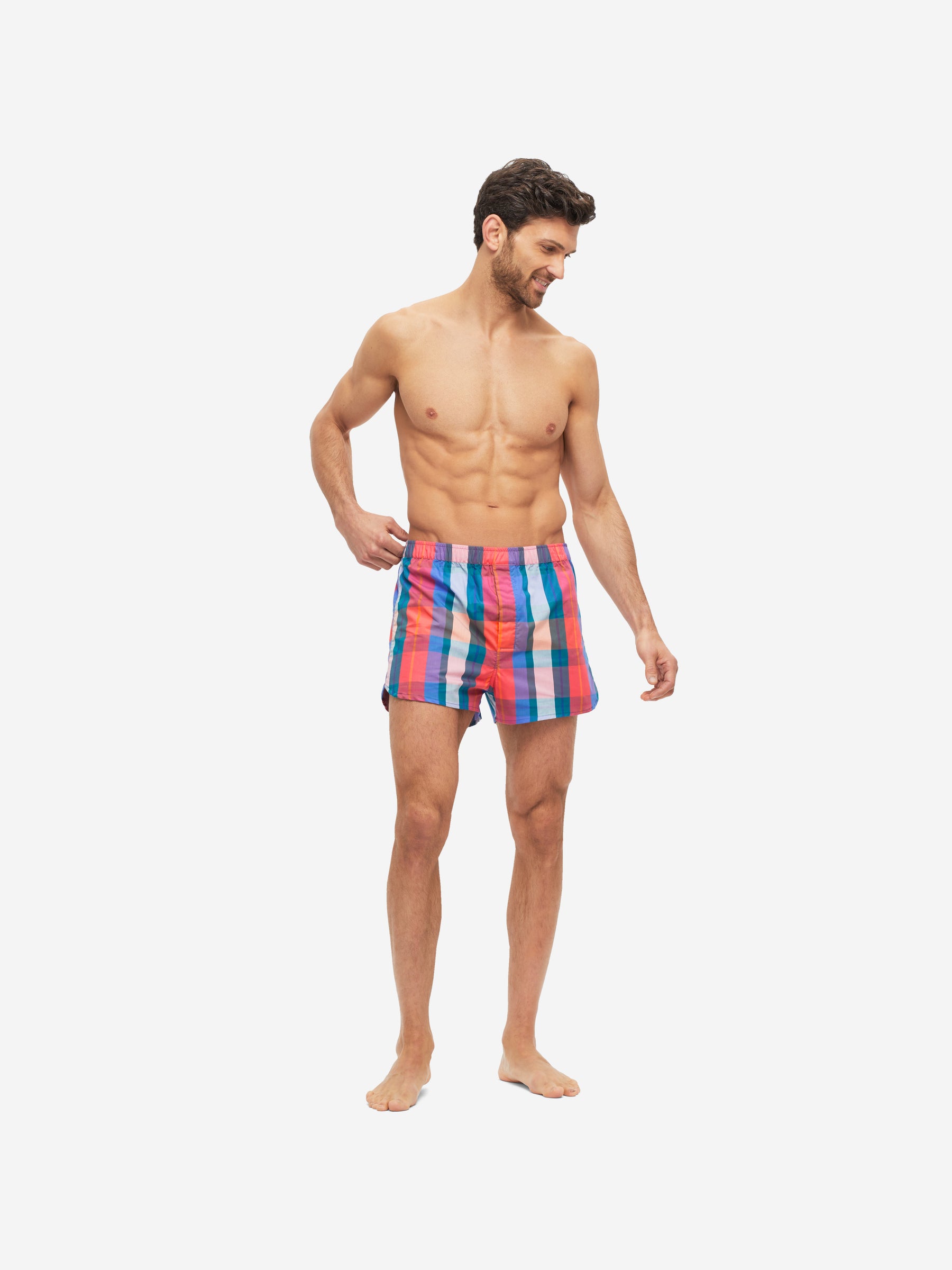 Men's Modern Fit Boxers Barker 33 Cotton Multi