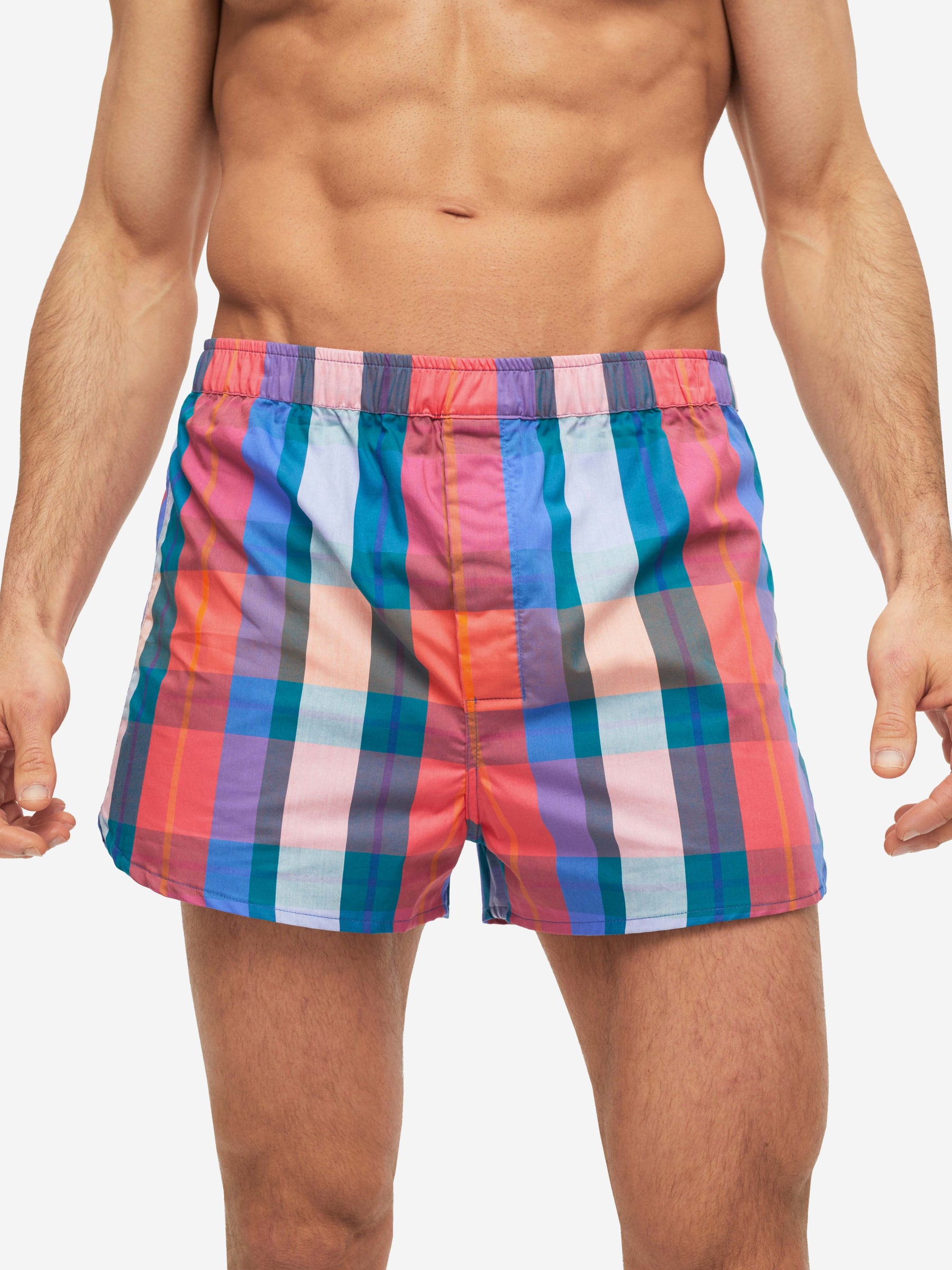 Men's Modern Fit Boxers Barker 33 Cotton Multi