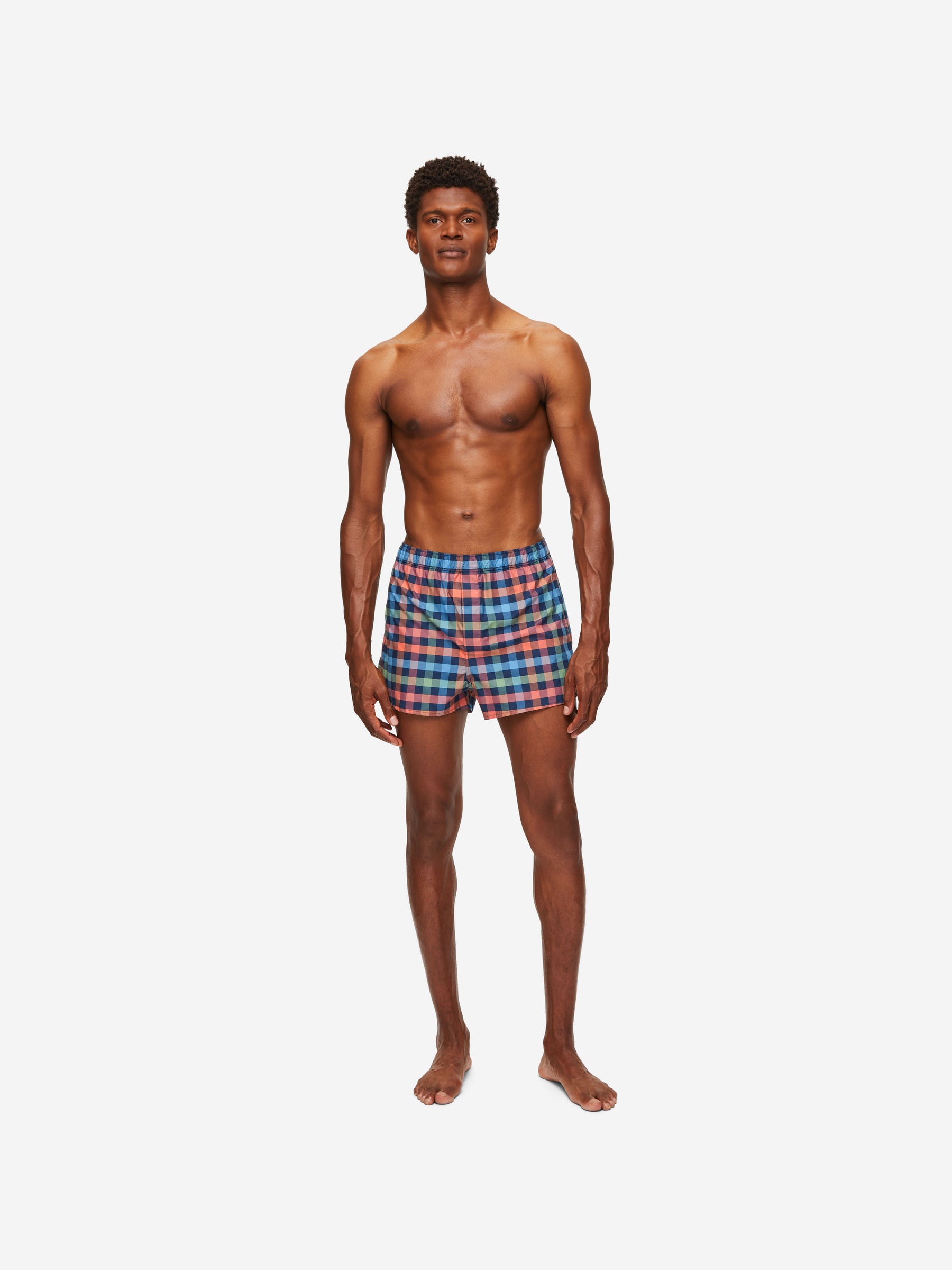 Men's Modern Fit Boxers Barker 34 Cotton Multi