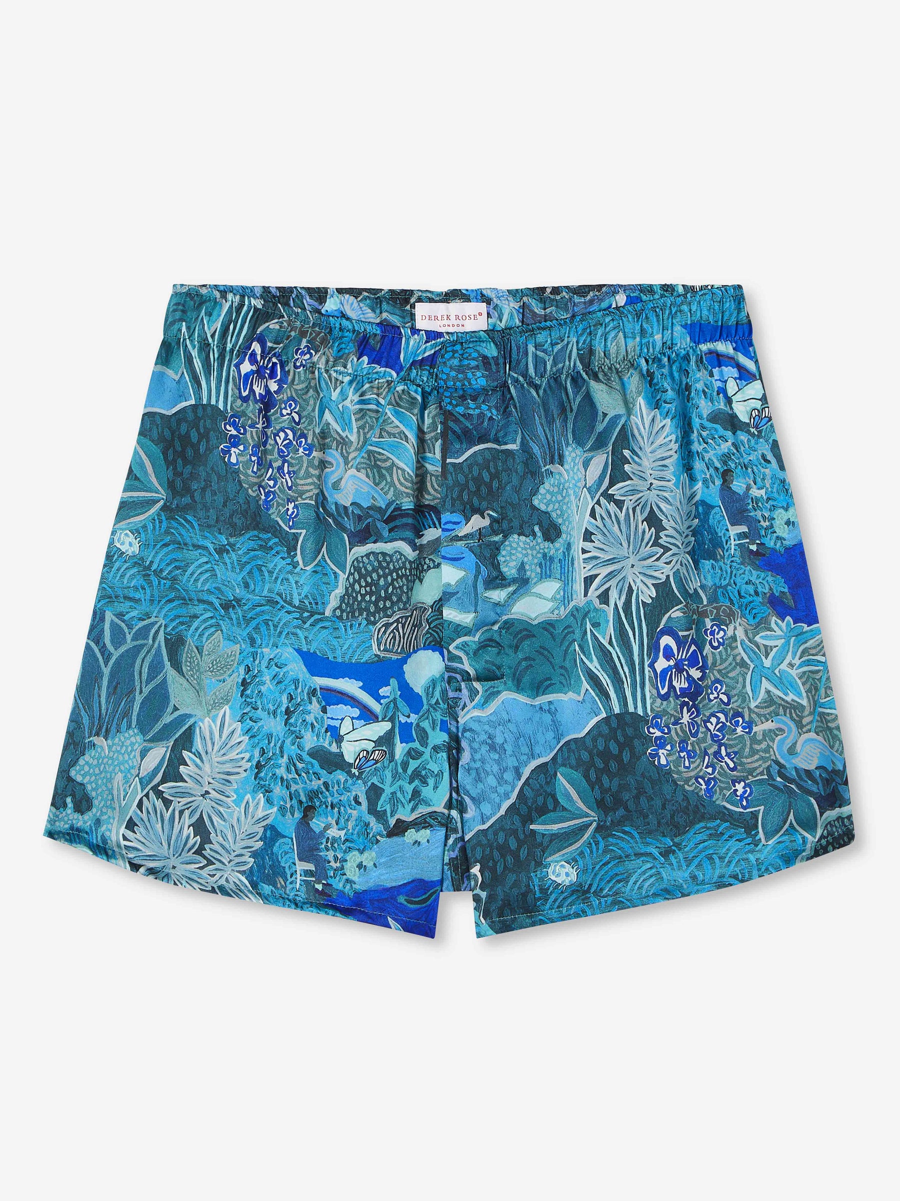 Men's Modern Fit Boxers Brindisi 86 Silk Satin Multi