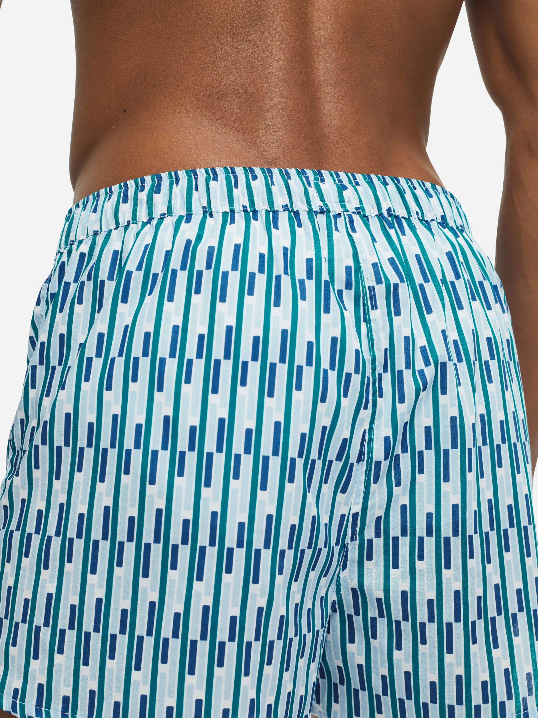 Men's Modern Fit Boxers Ledbury 53 Cotton Batiste Multi