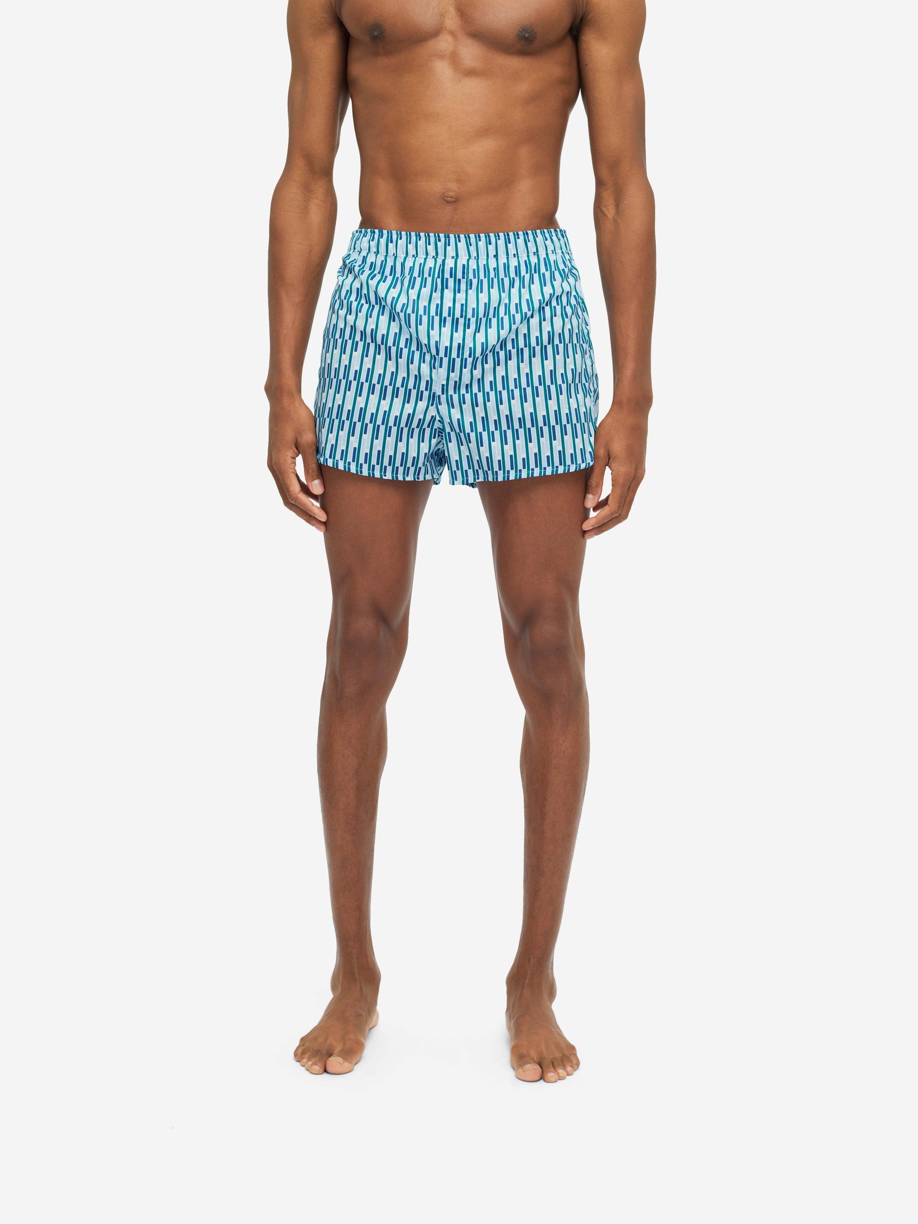 Men's Modern Fit Boxers Ledbury 53 Cotton Batiste Multi