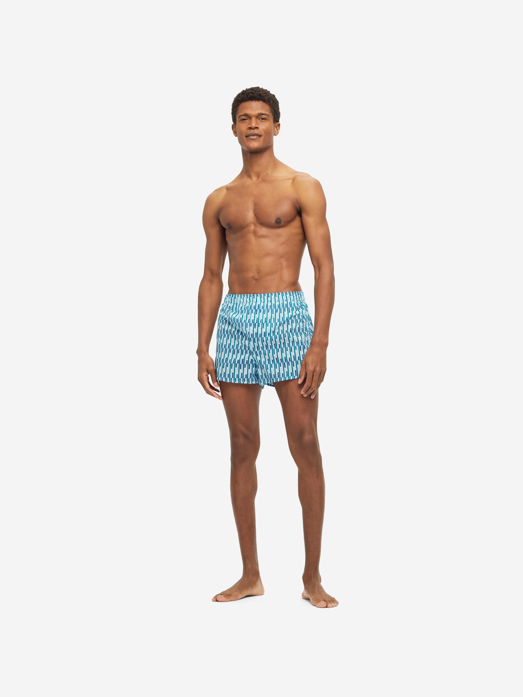 Men's Modern Fit Boxers Ledbury 53 Cotton Batiste Multi
