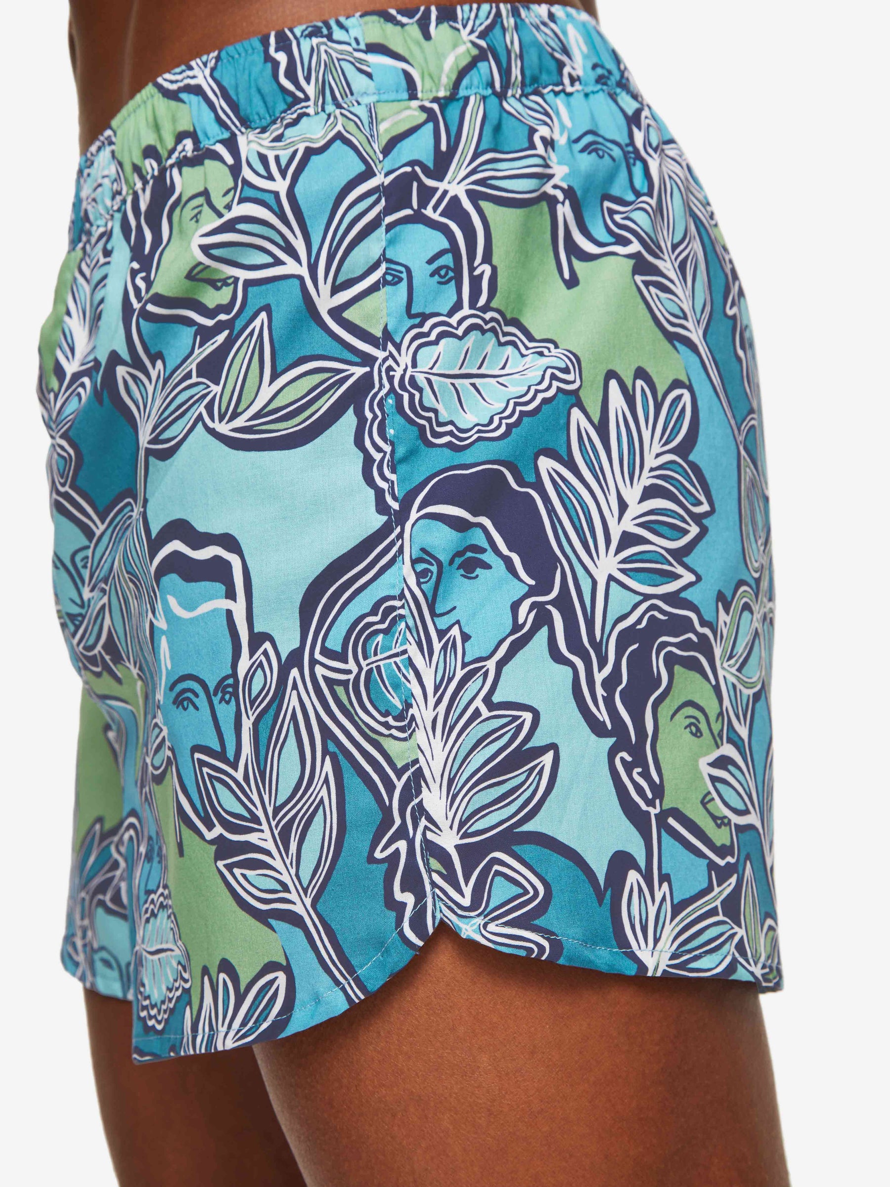 Men's Modern Fit Boxers Ledbury 57 Cotton Batiste Multi