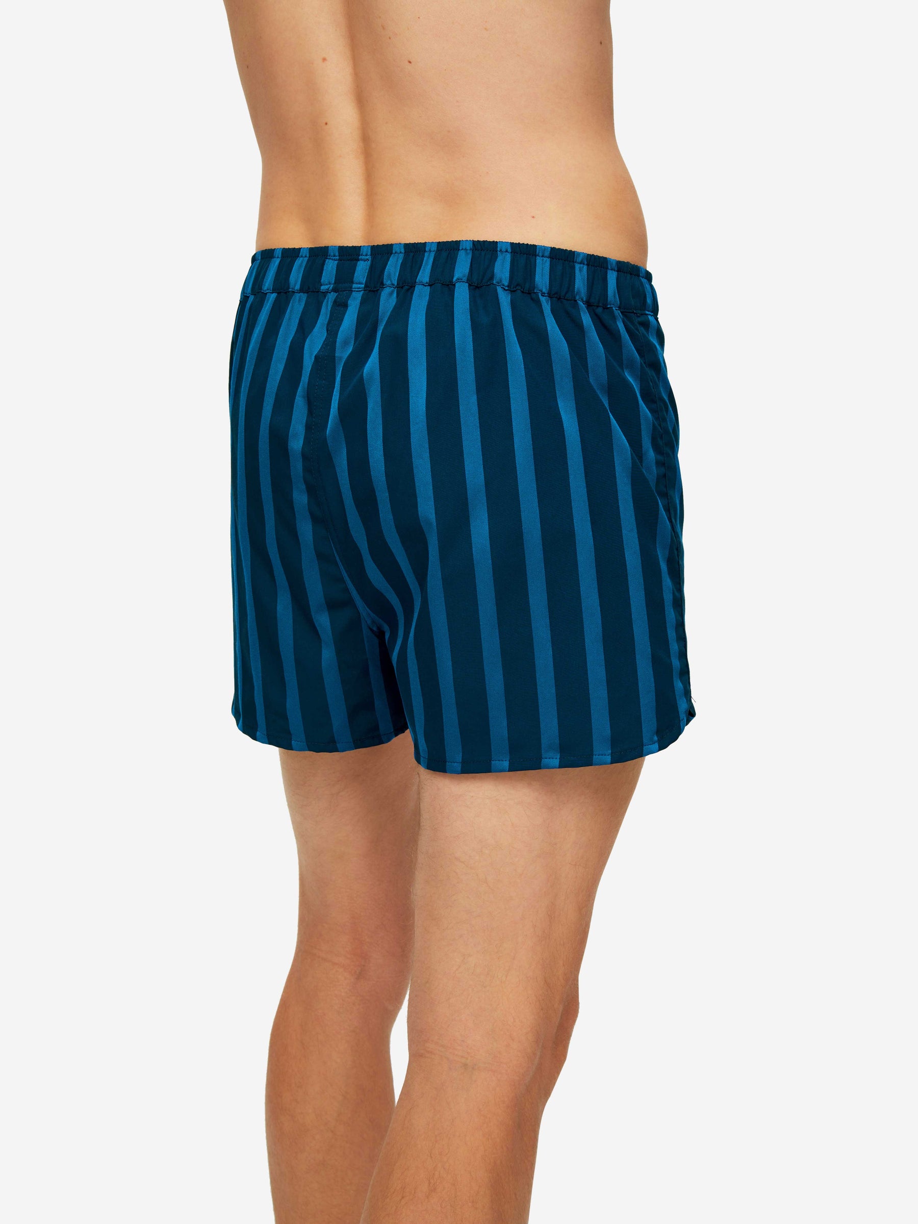 Men's Modern Fit Boxers Royal 218 Cotton Navy