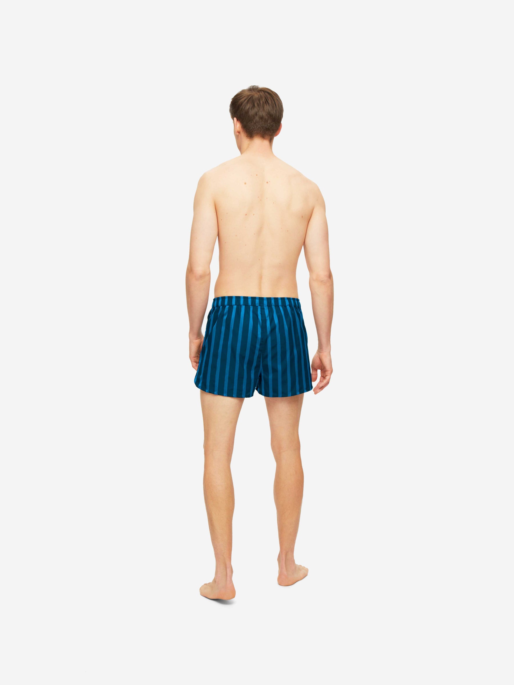Men's Modern Fit Boxers Royal 218 Cotton Navy