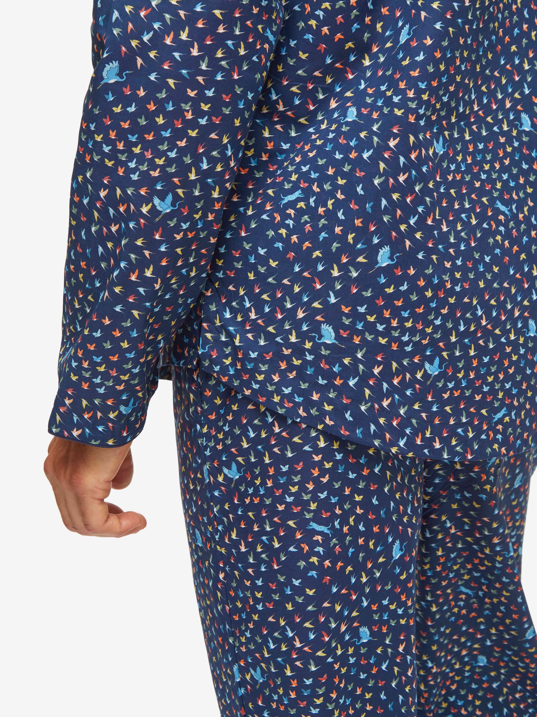 Men's Modern Fit Pyjamas Ledbury 58 Cotton Batiste Multi
