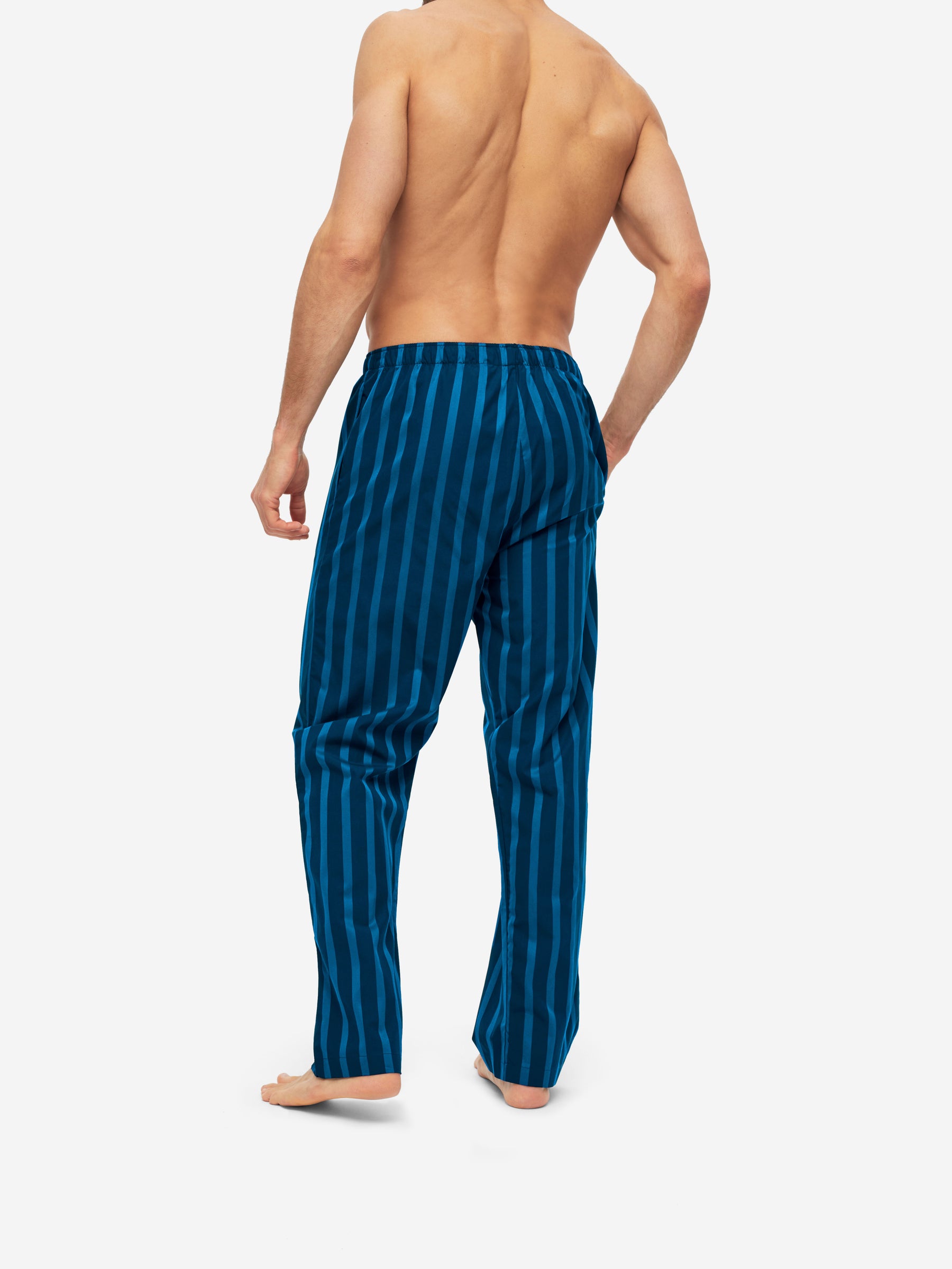 Men's Modern Fit Pyjamas Royal 218 Cotton Navy
