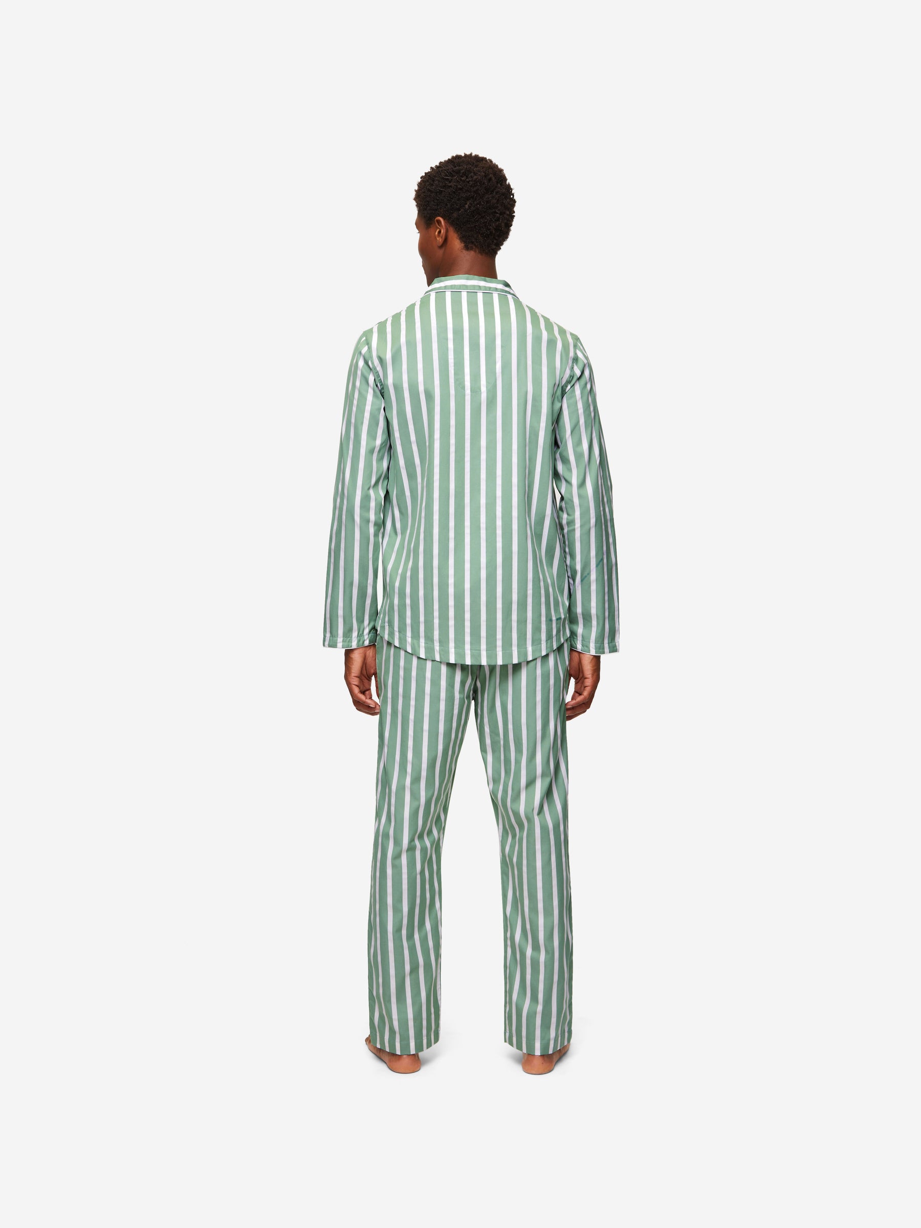 Men's Modern Fit Pyjamas Royal 219 Cotton Green