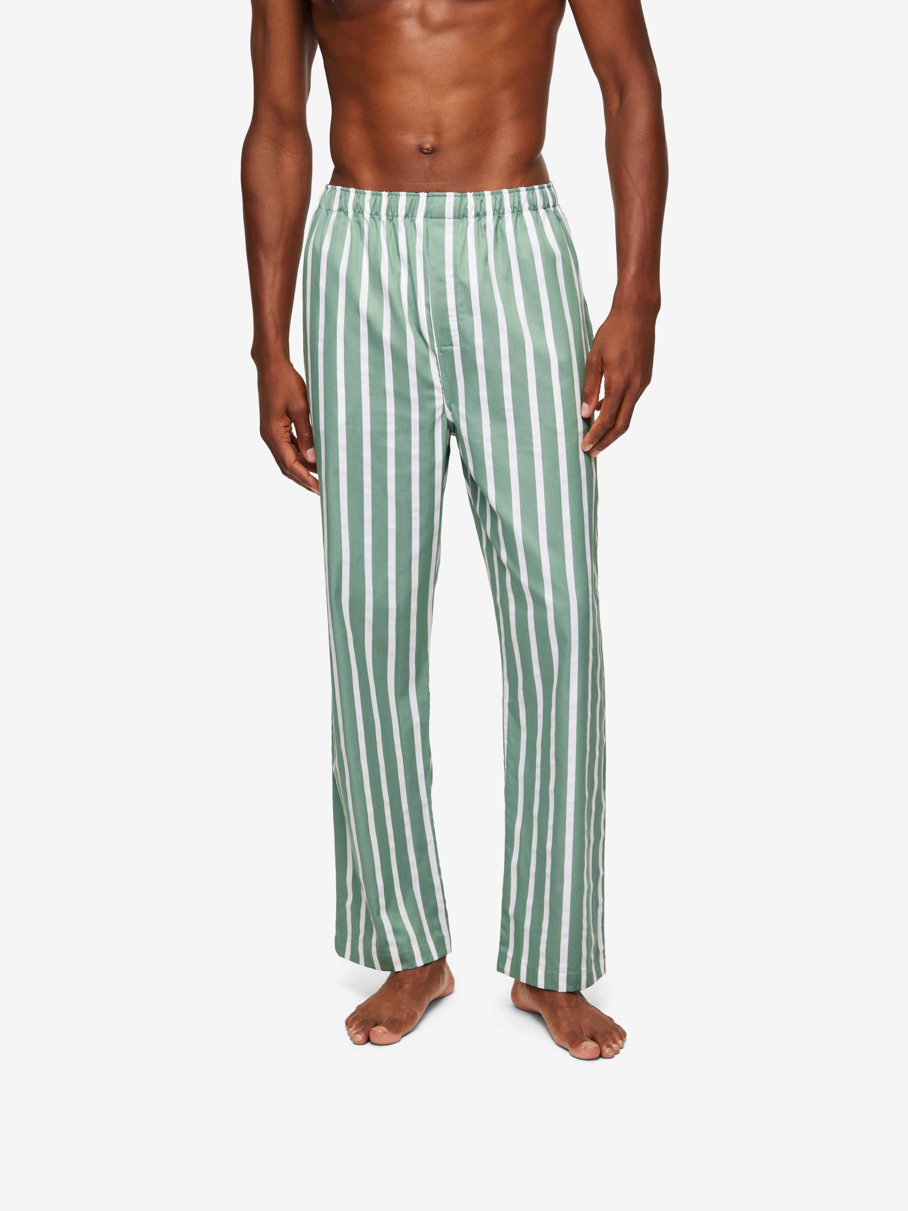 Men's Modern Fit Pyjamas Royal 219 Cotton Green