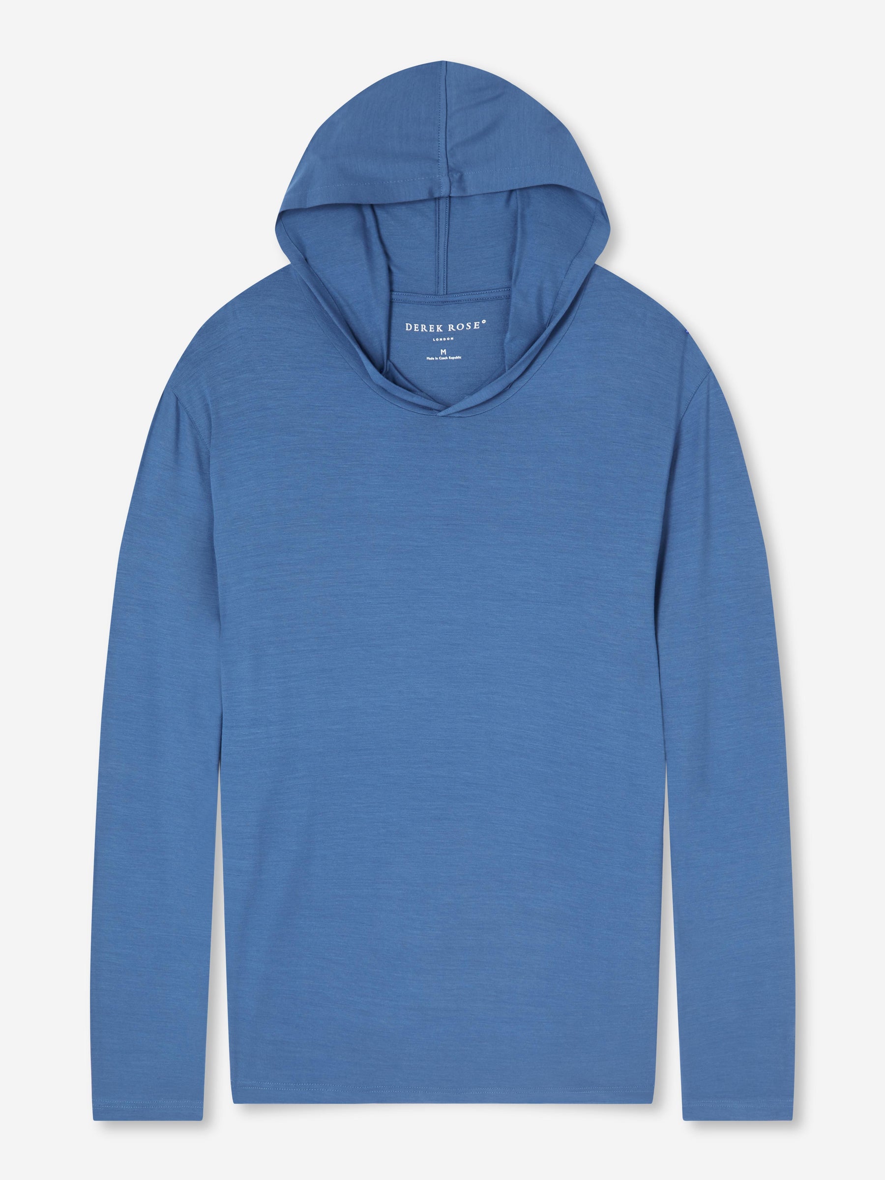 Men's Pullover Hoodie Basel Micro Modal Stretch Storm Blue