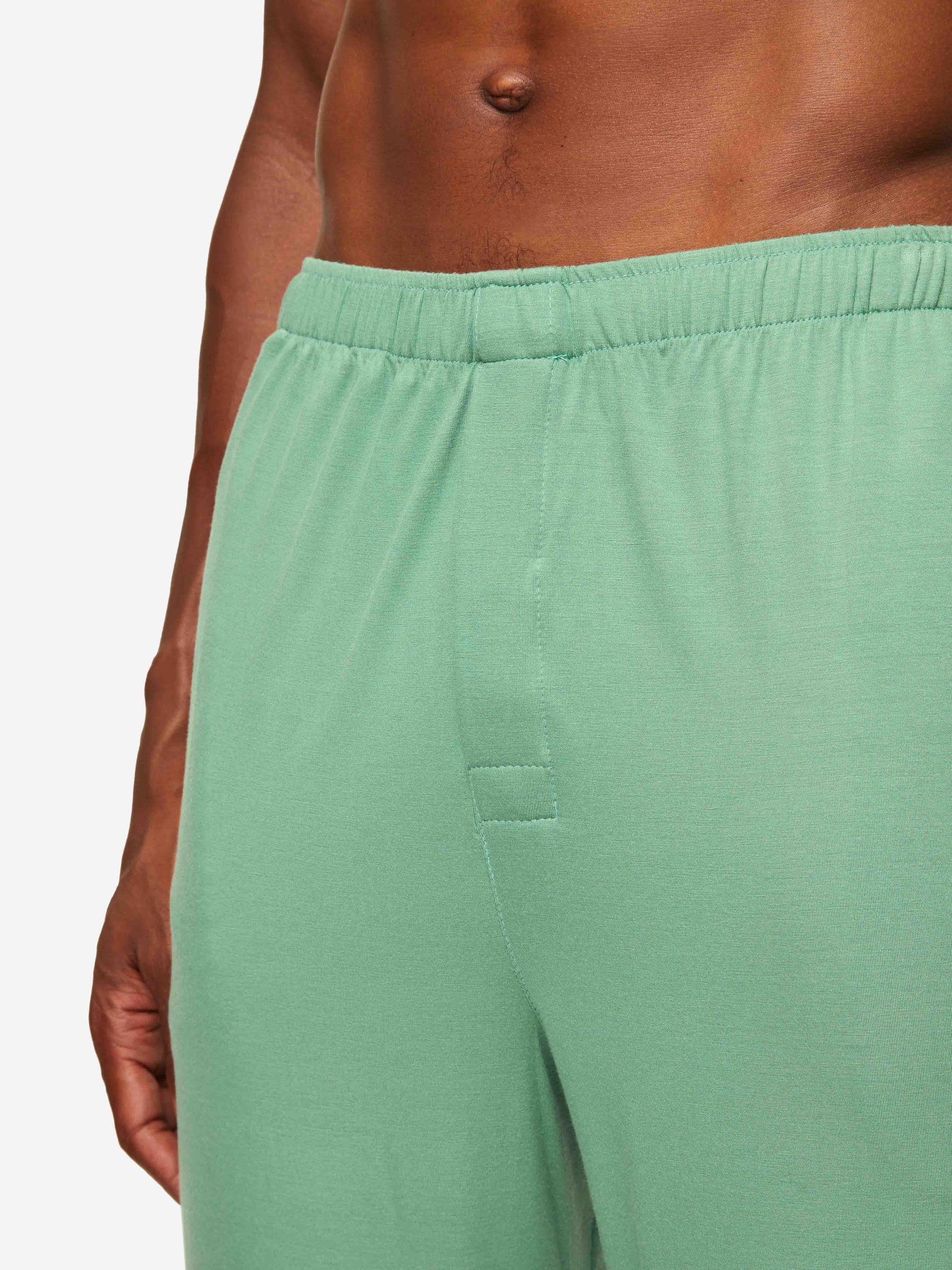 Men's Pyjamas Basel Micro Modal Stretch Sage Green