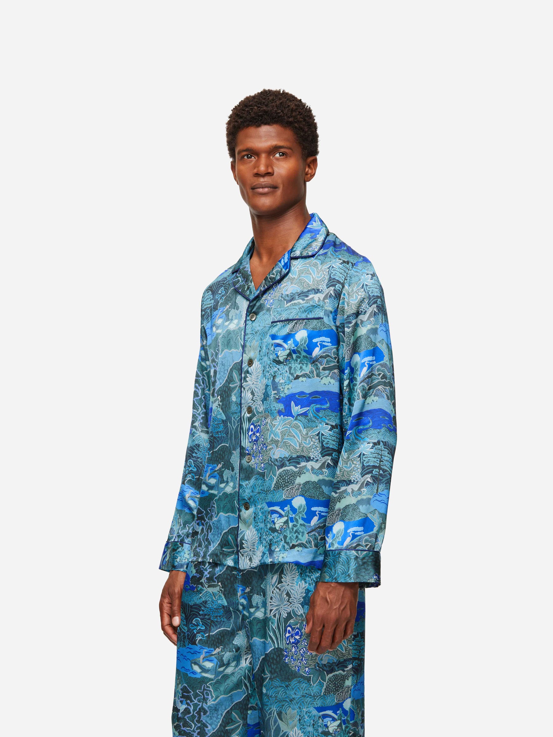 Men's Pyjamas Brindisi 86 Silk Satin Multi