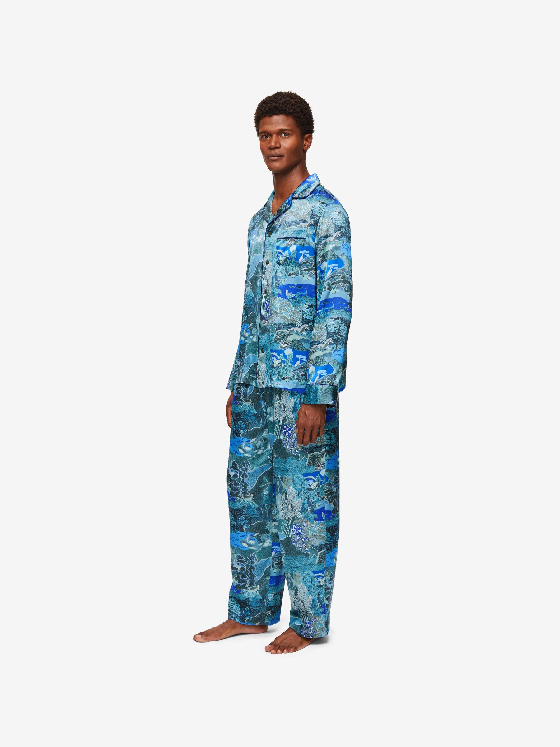 Men's Pyjamas Brindisi 86 Silk Satin Multi